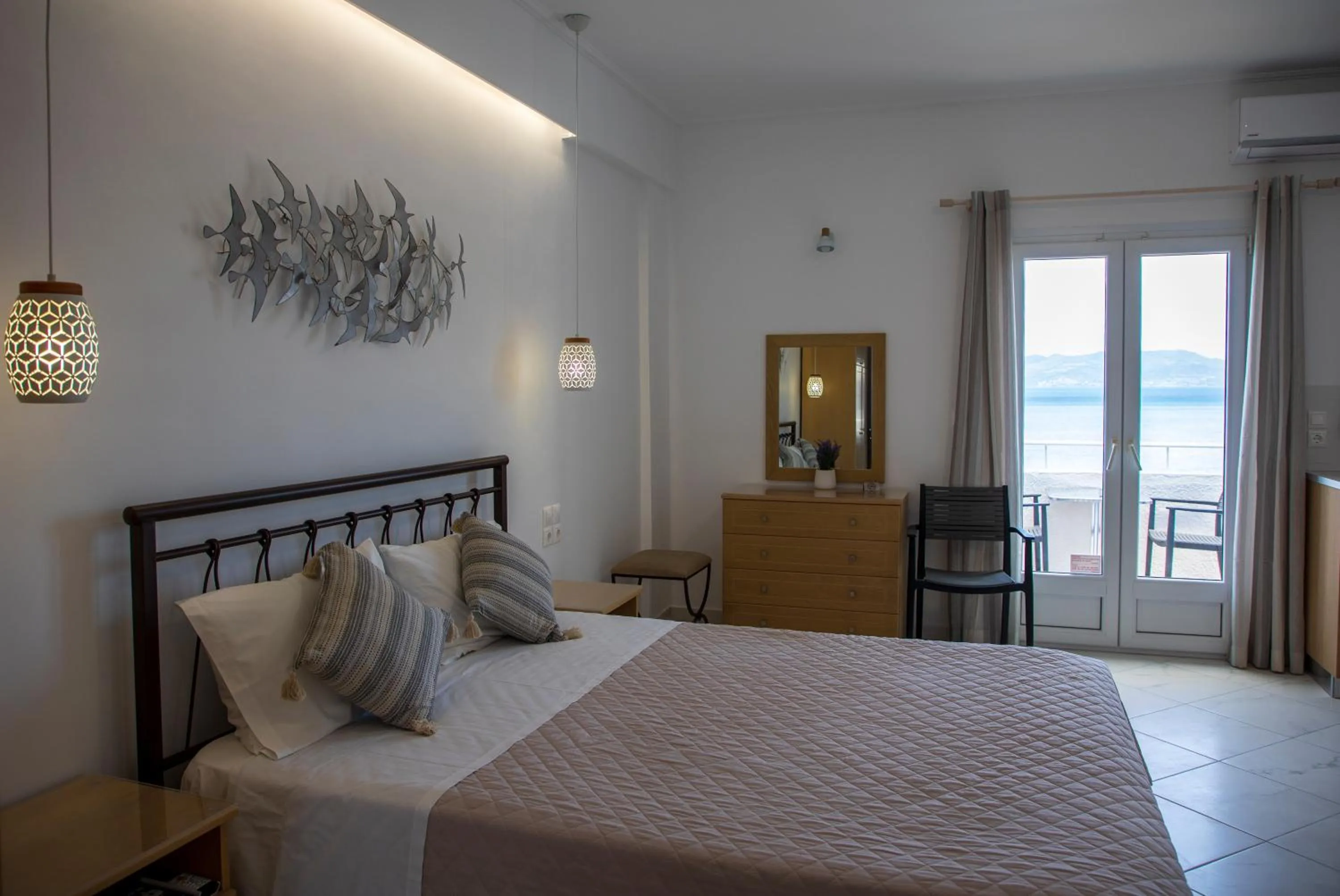 Bed in Sunrise Studios