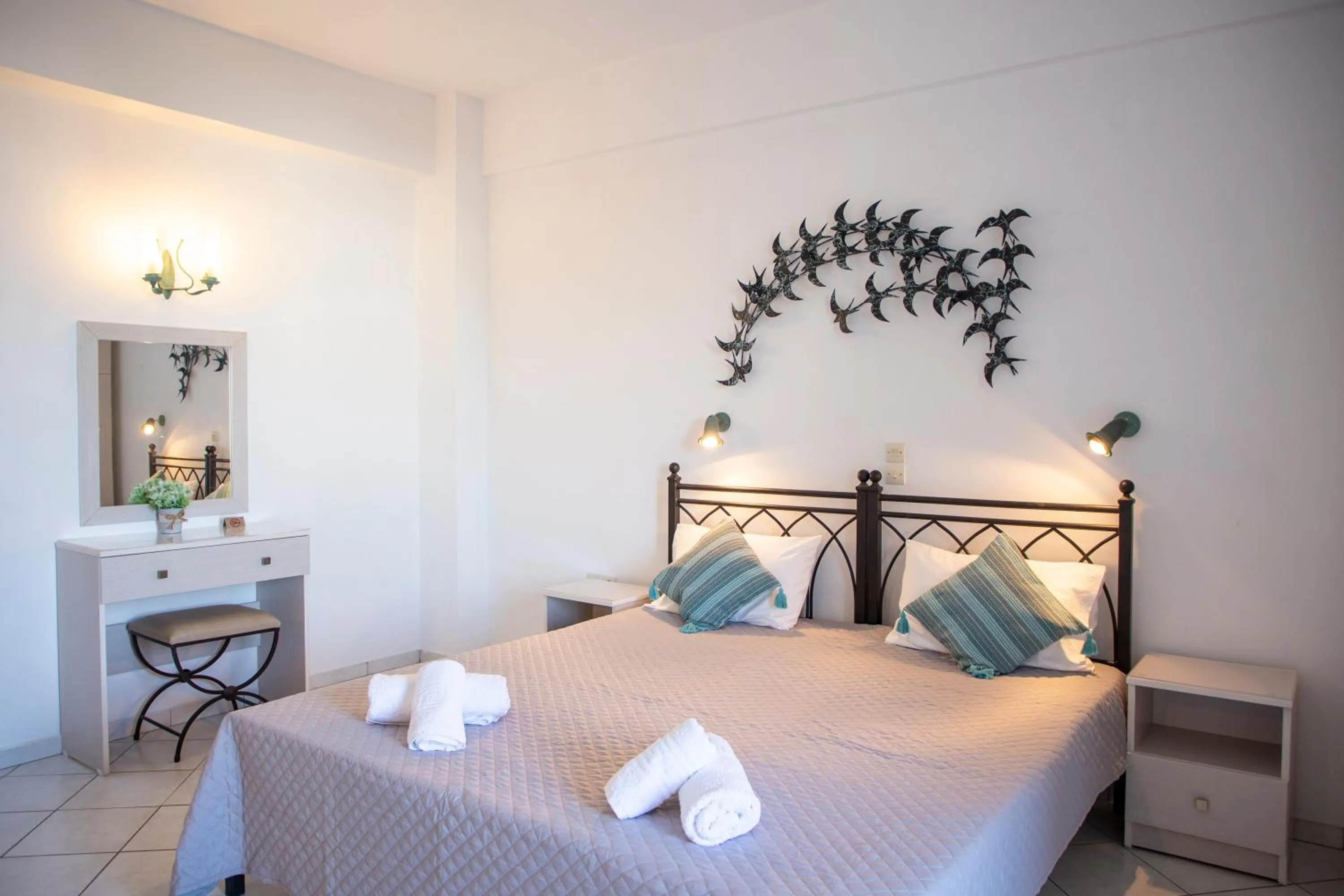 Bed in Sunrise Studios