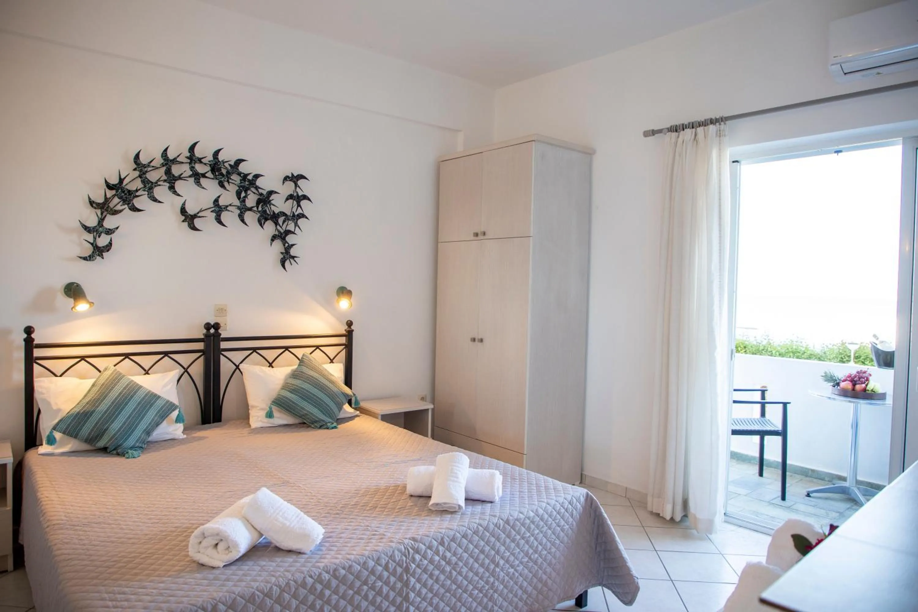 Bed in Sunrise Studios