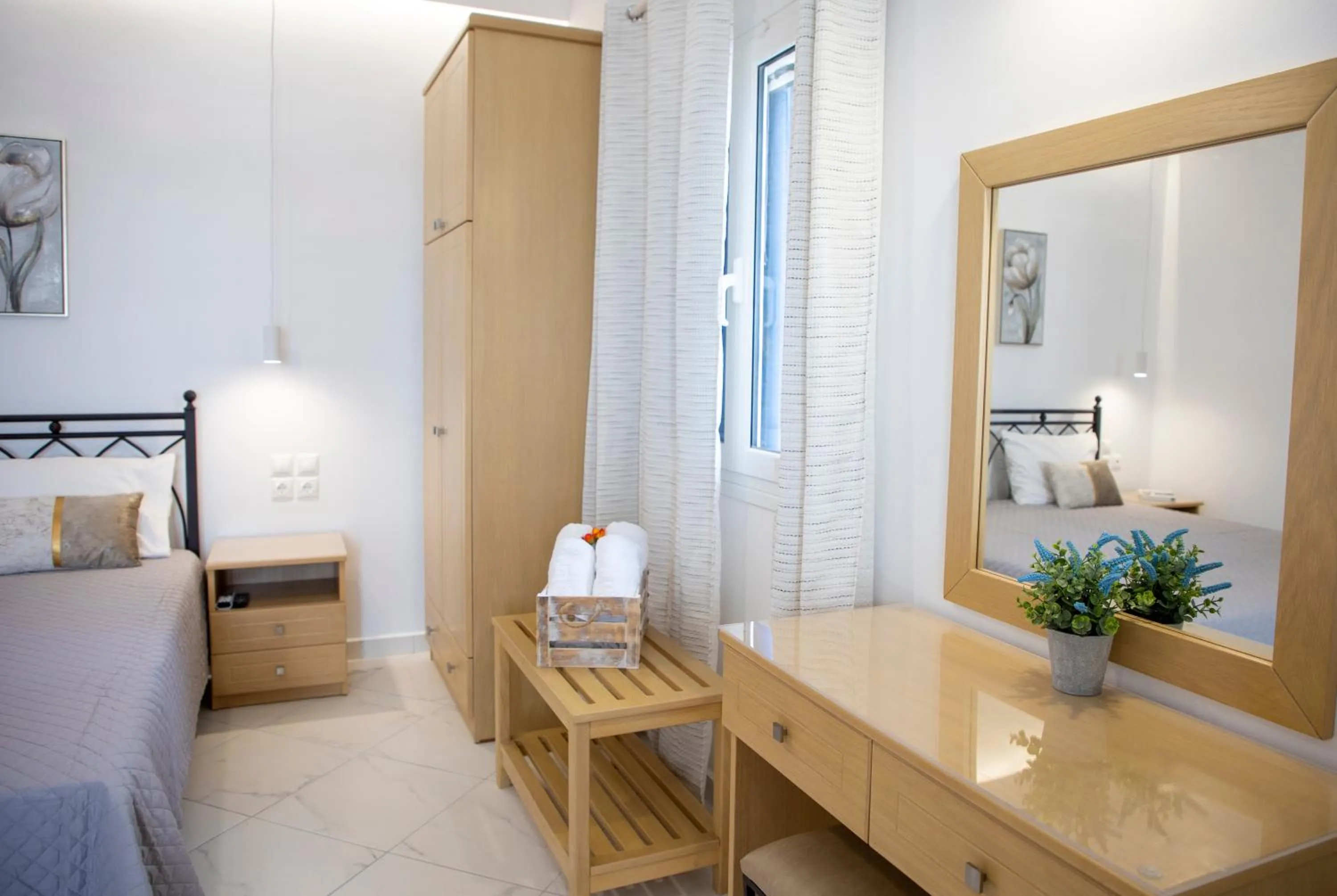 Bed in Sunrise Studios