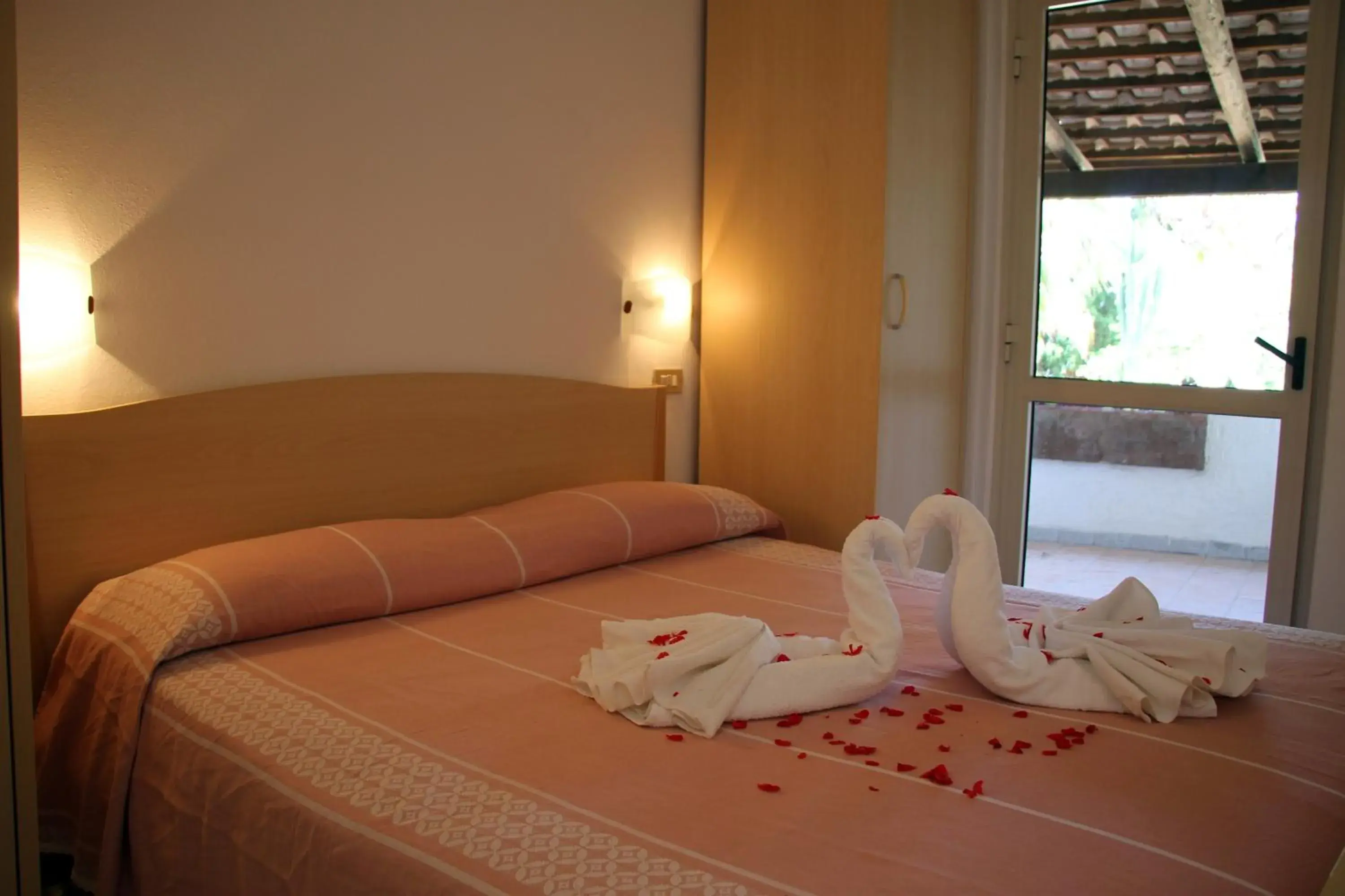 Bed in Hotel L'Ancora Bed in Hotel L'Ancora