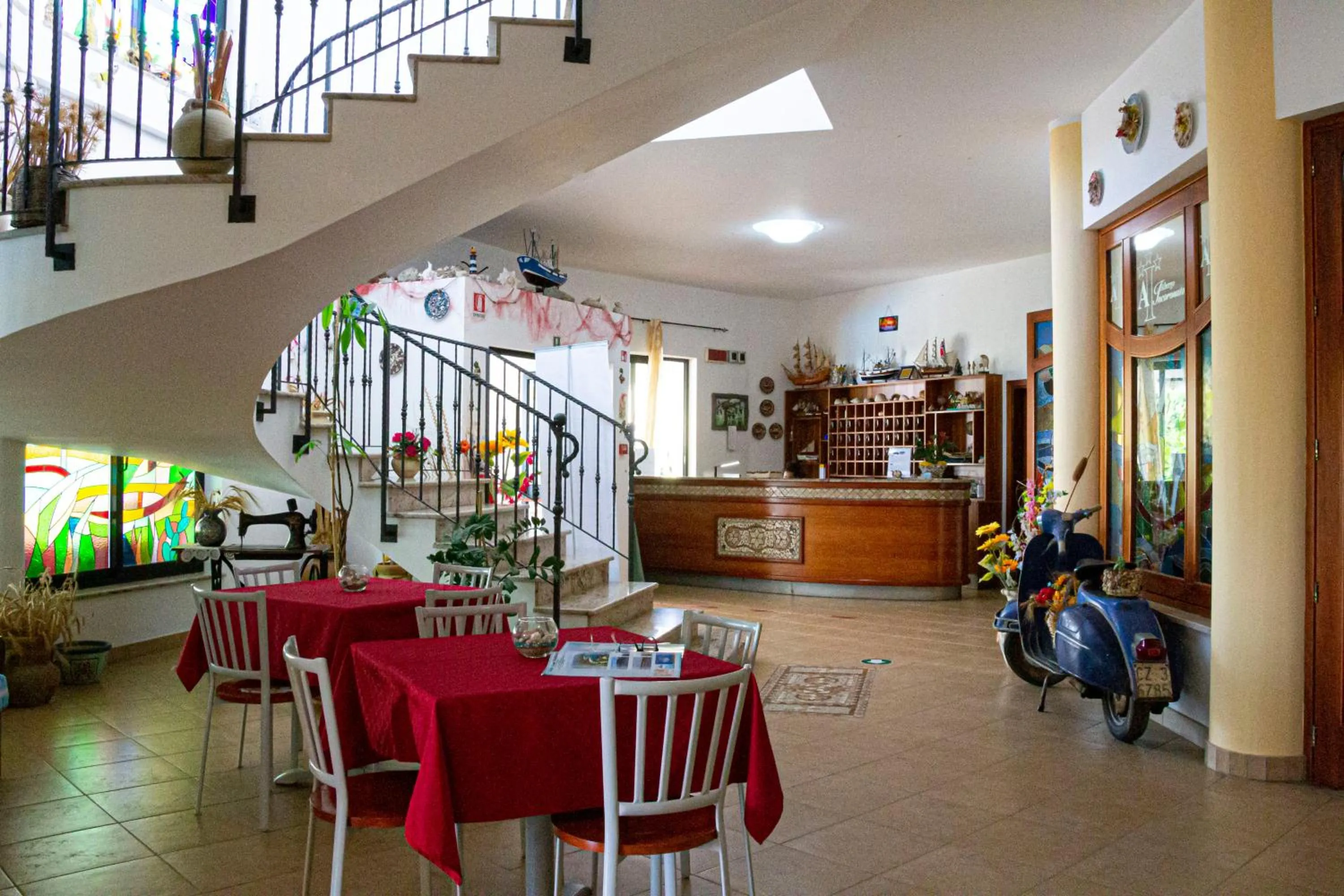 Lobby or reception in Hotel L'Ancora