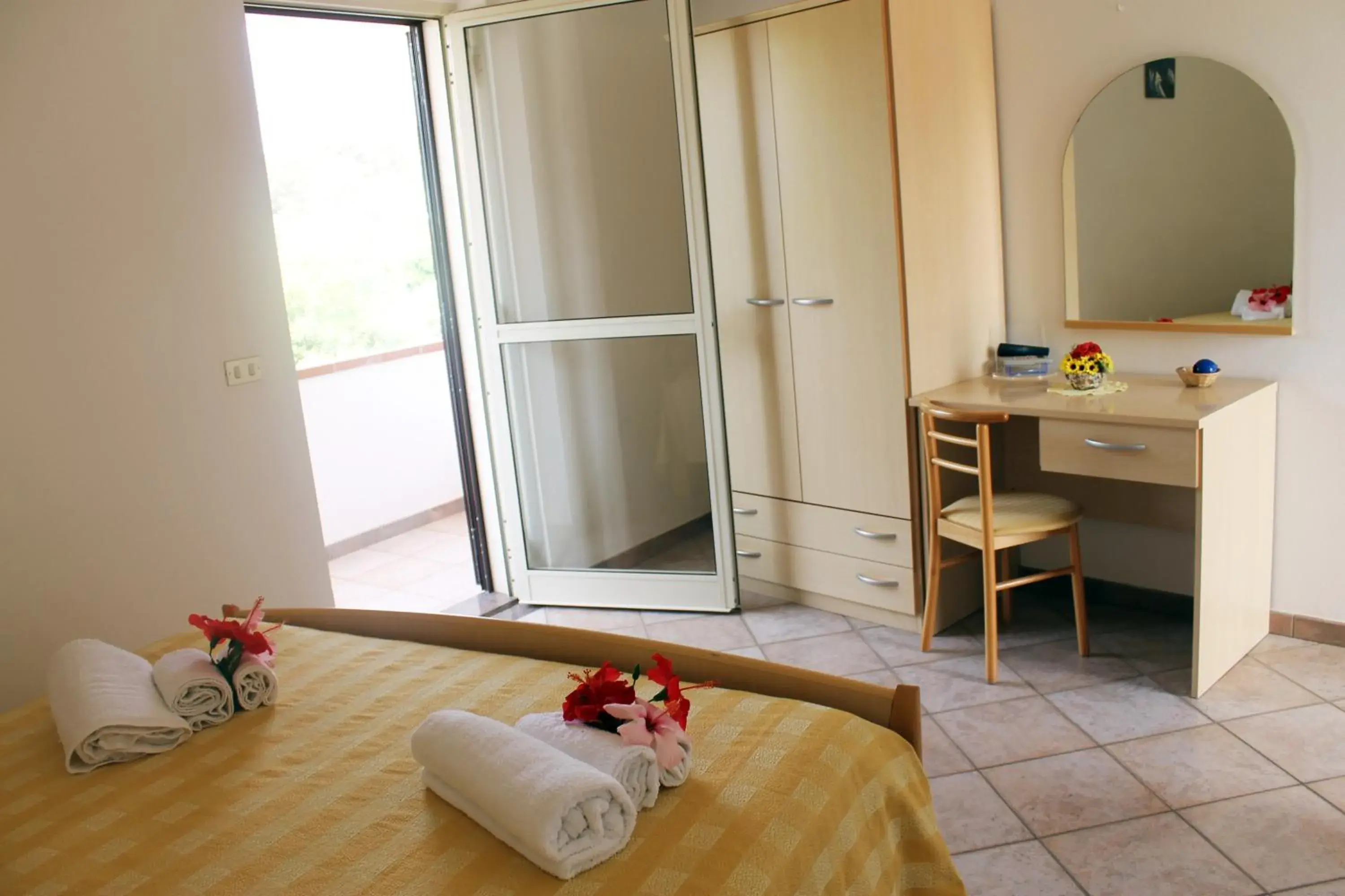 Garden view in Hotel L'Ancora Garden view in Hotel L'Ancora