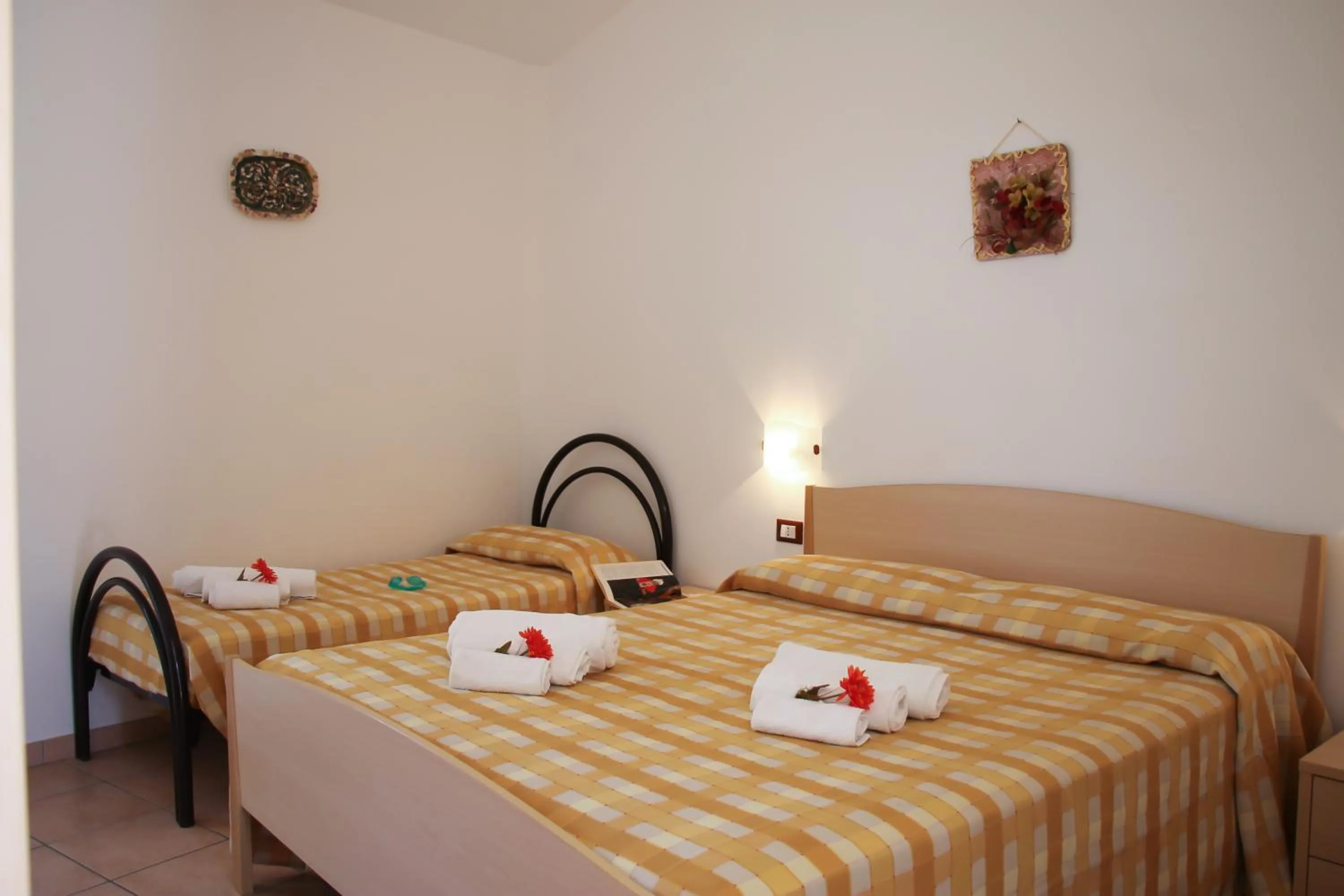 Bed in Hotel L'Ancora