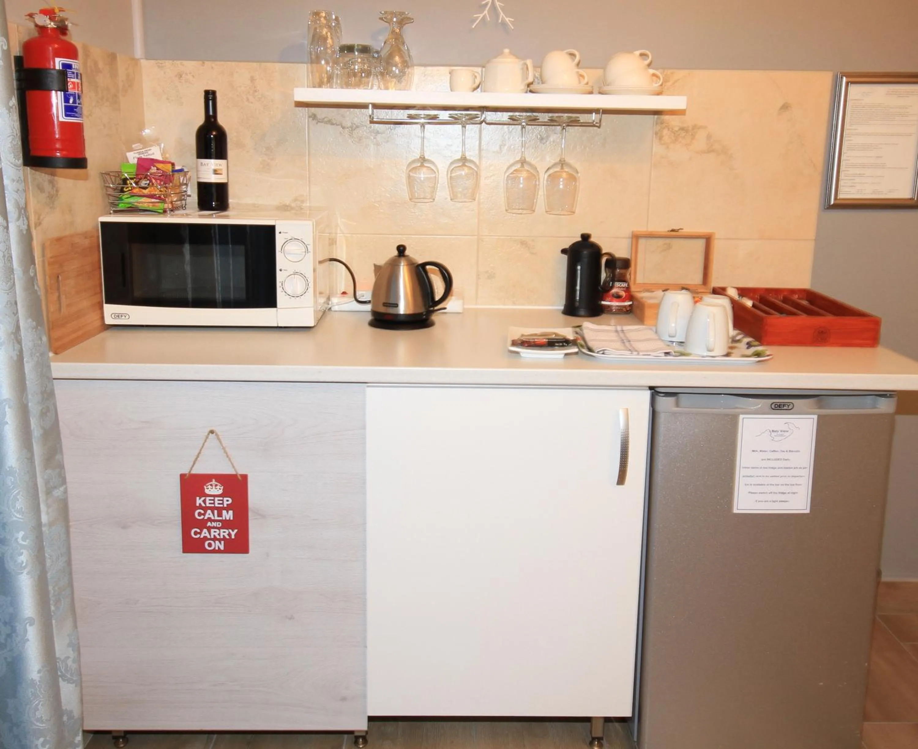 Coffee/tea facilities in Bay View Guest House