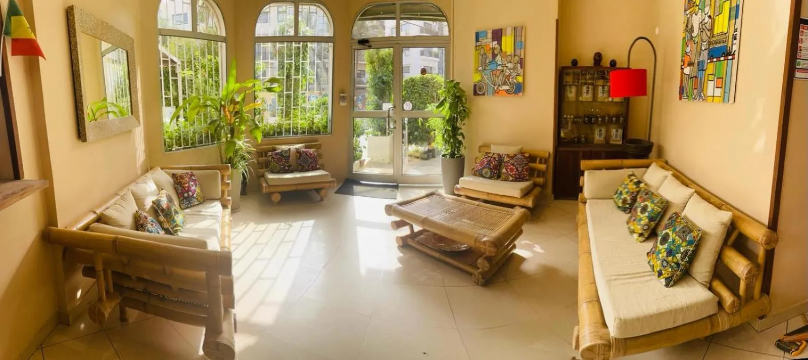 Lobby or reception in Le Lodge des Almadies