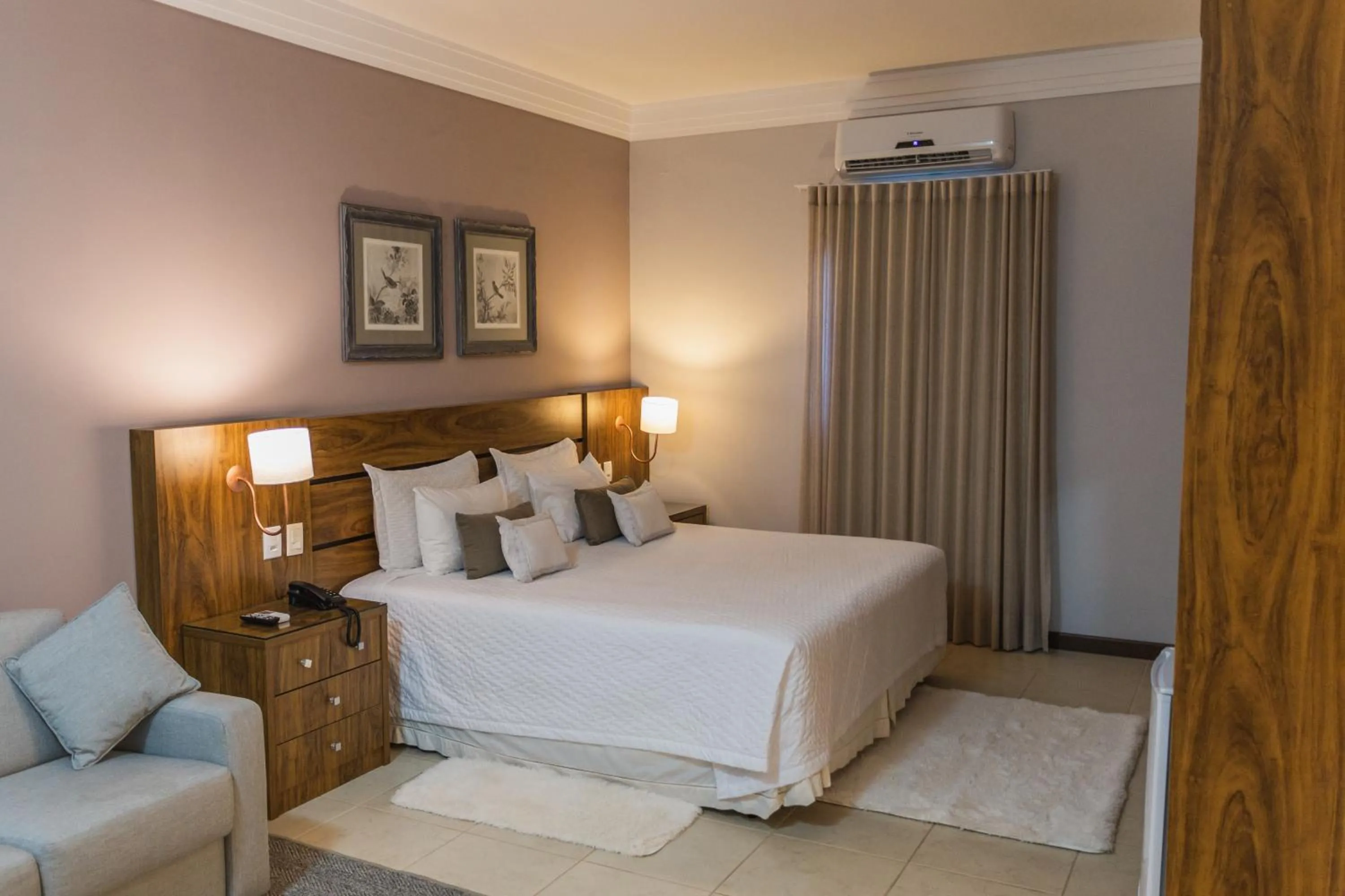 Photo of the whole room, Bed in JR Hotel Marilia