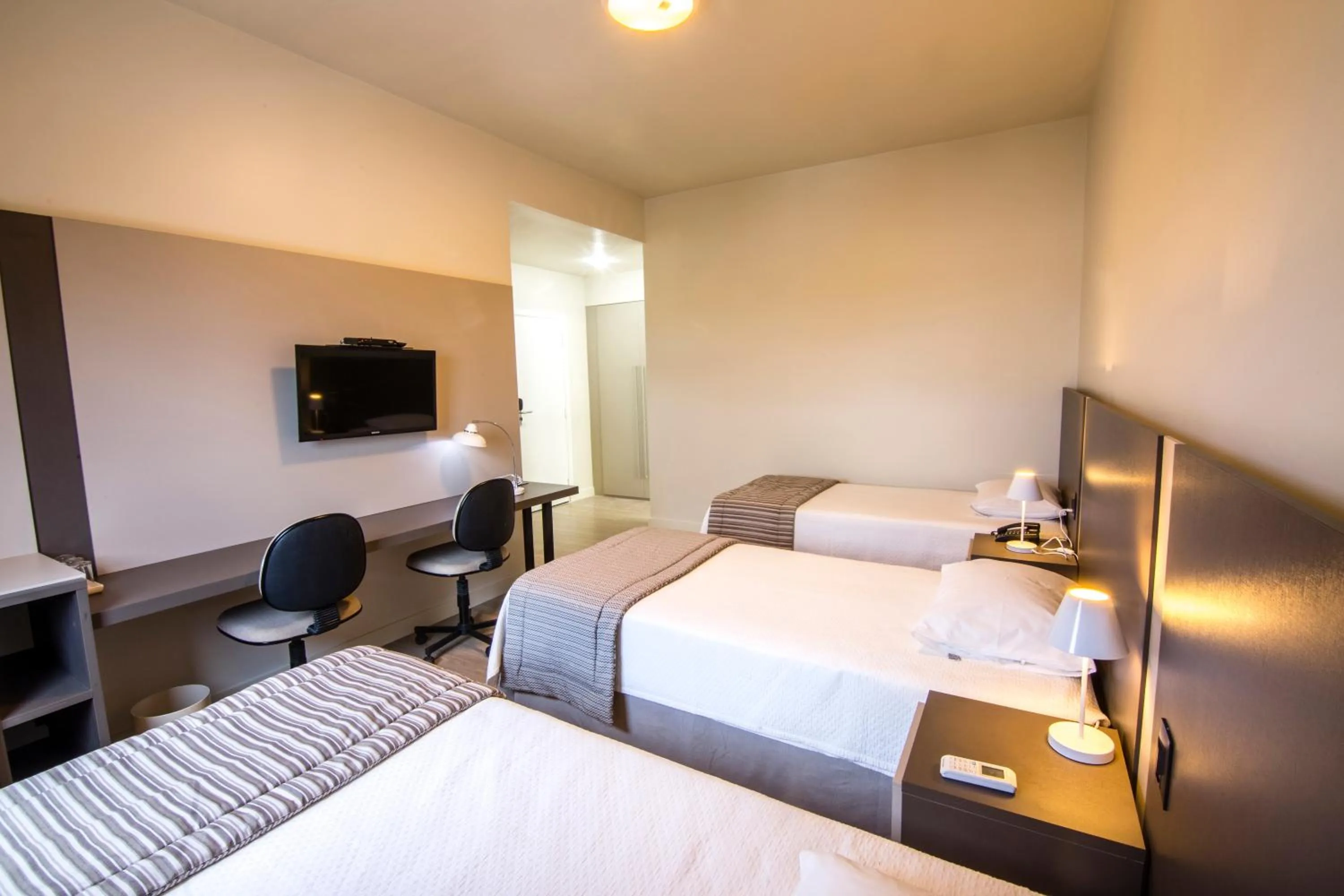 Photo of the whole room, Bed in JR Hotel Marilia