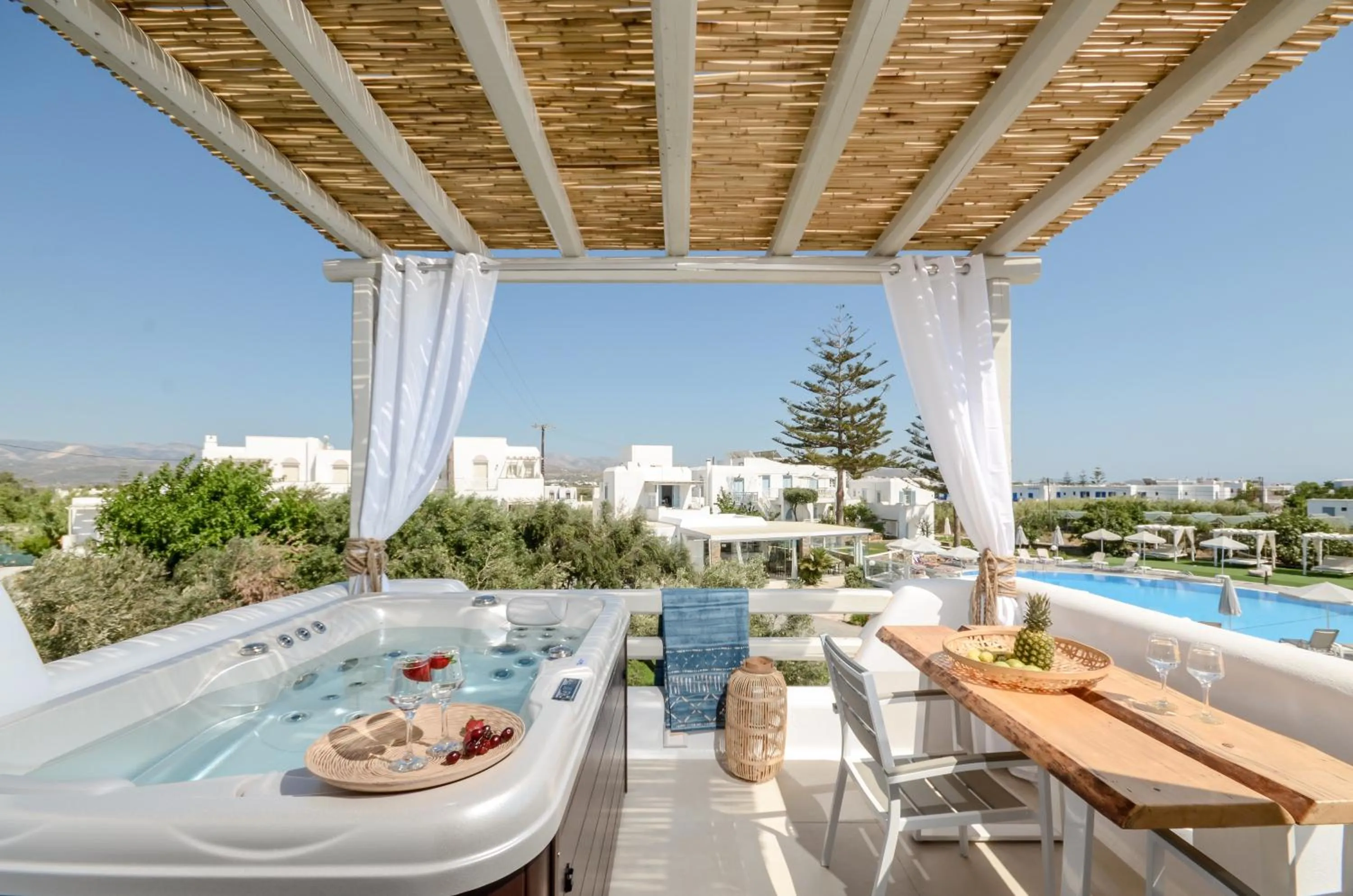 Balcony/Terrace in Naxos Nature Suites