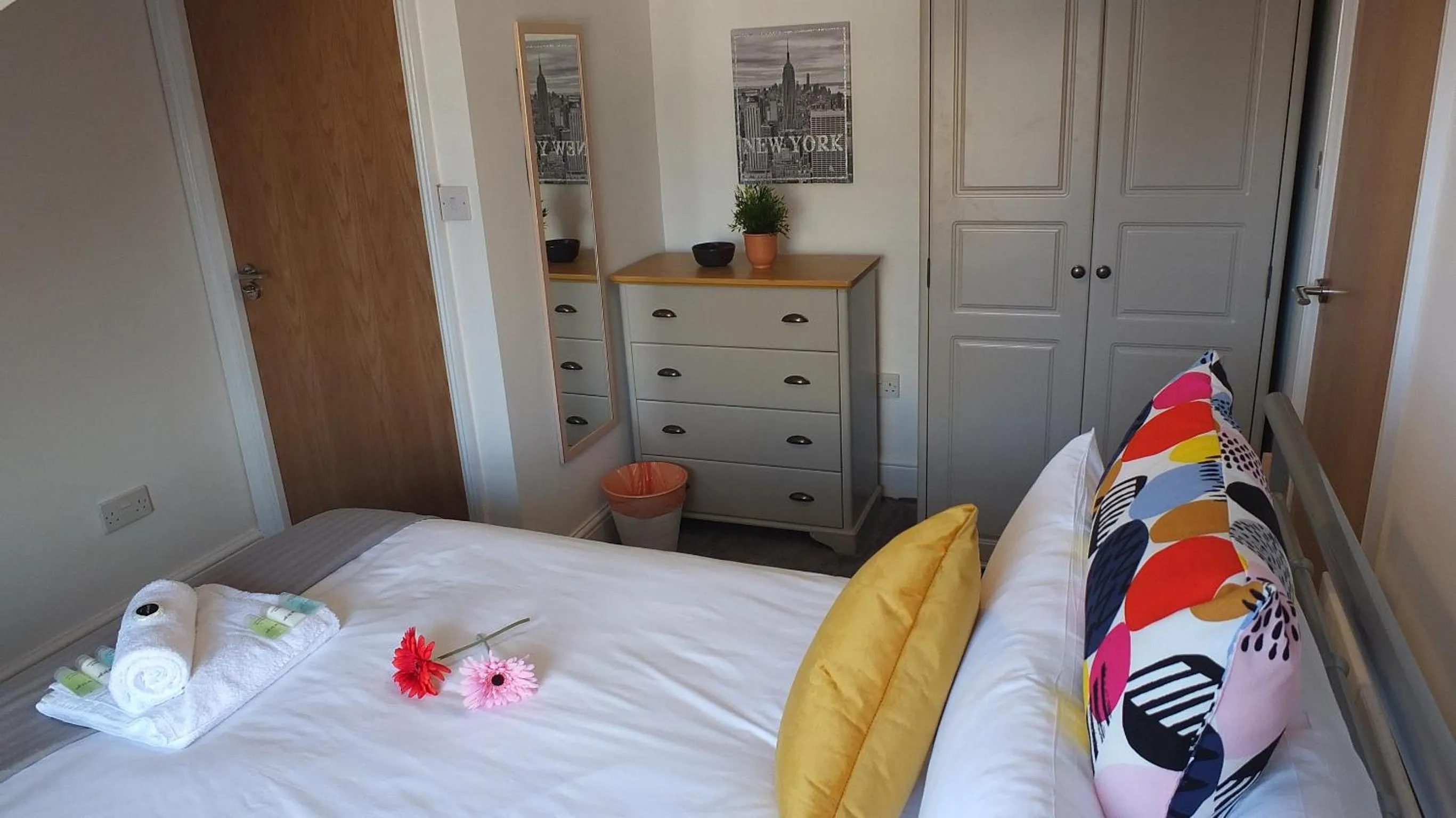 Bed in The Mill Suites - Tas Accommodations