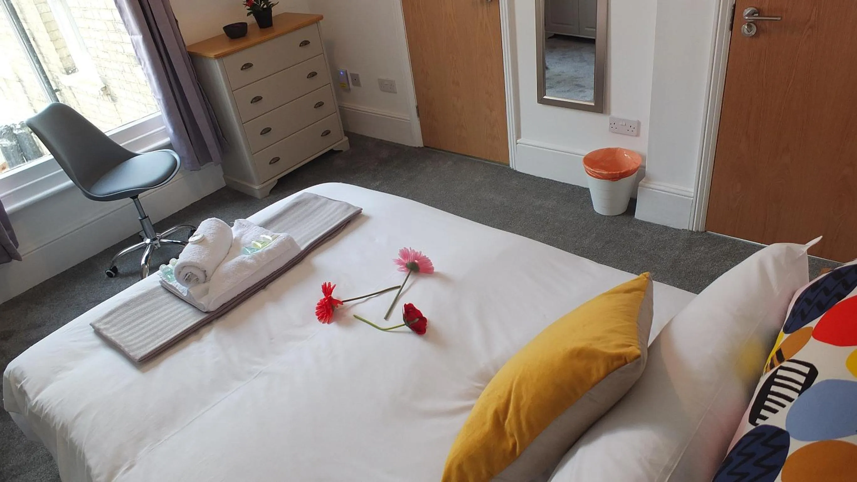 Bed in The Mill Suites - Tas Accommodations