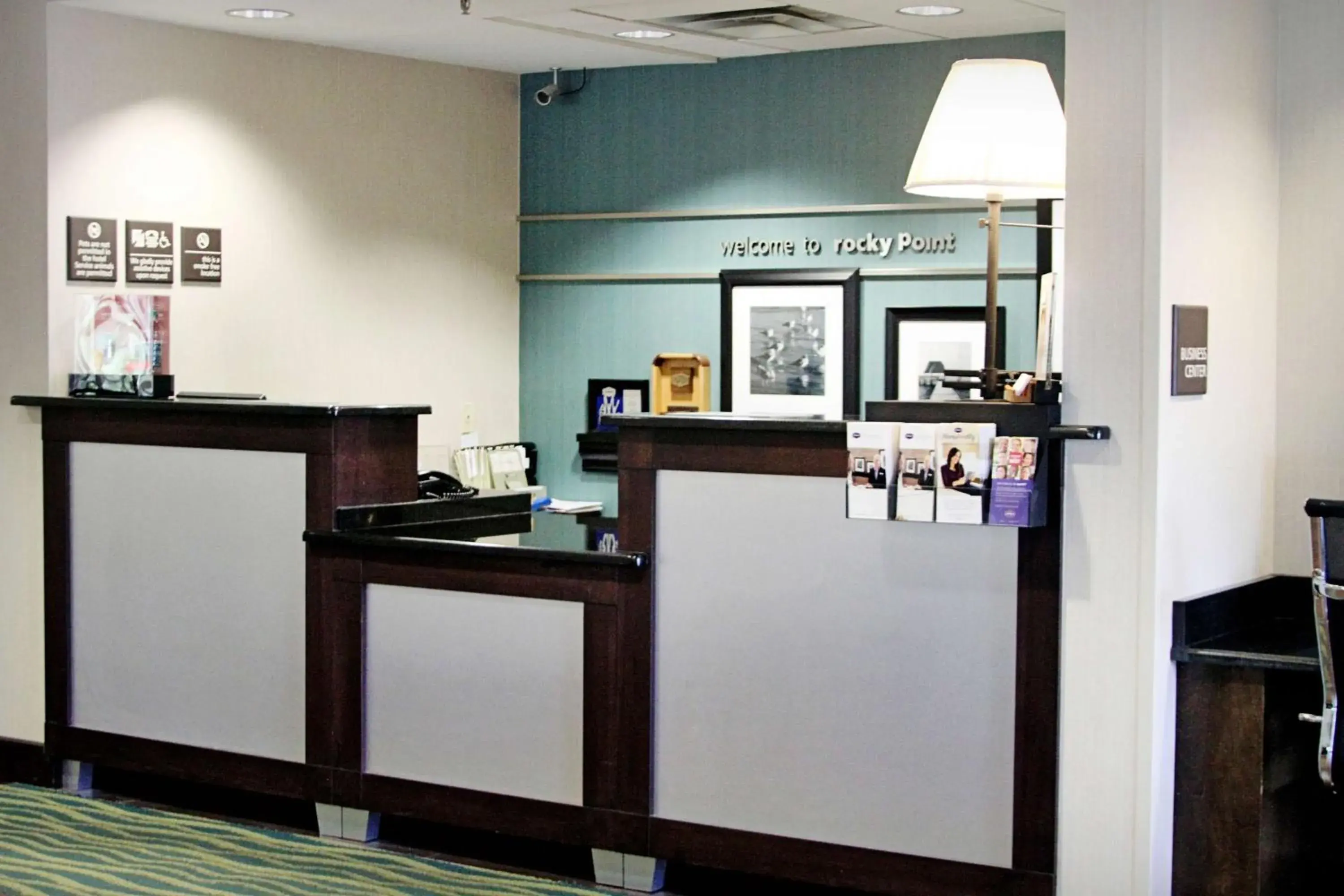 Lobby or reception in Hampton Inn Tampa-Rocky Point Lobby or reception in Hampton Inn Tampa-Rocky Point