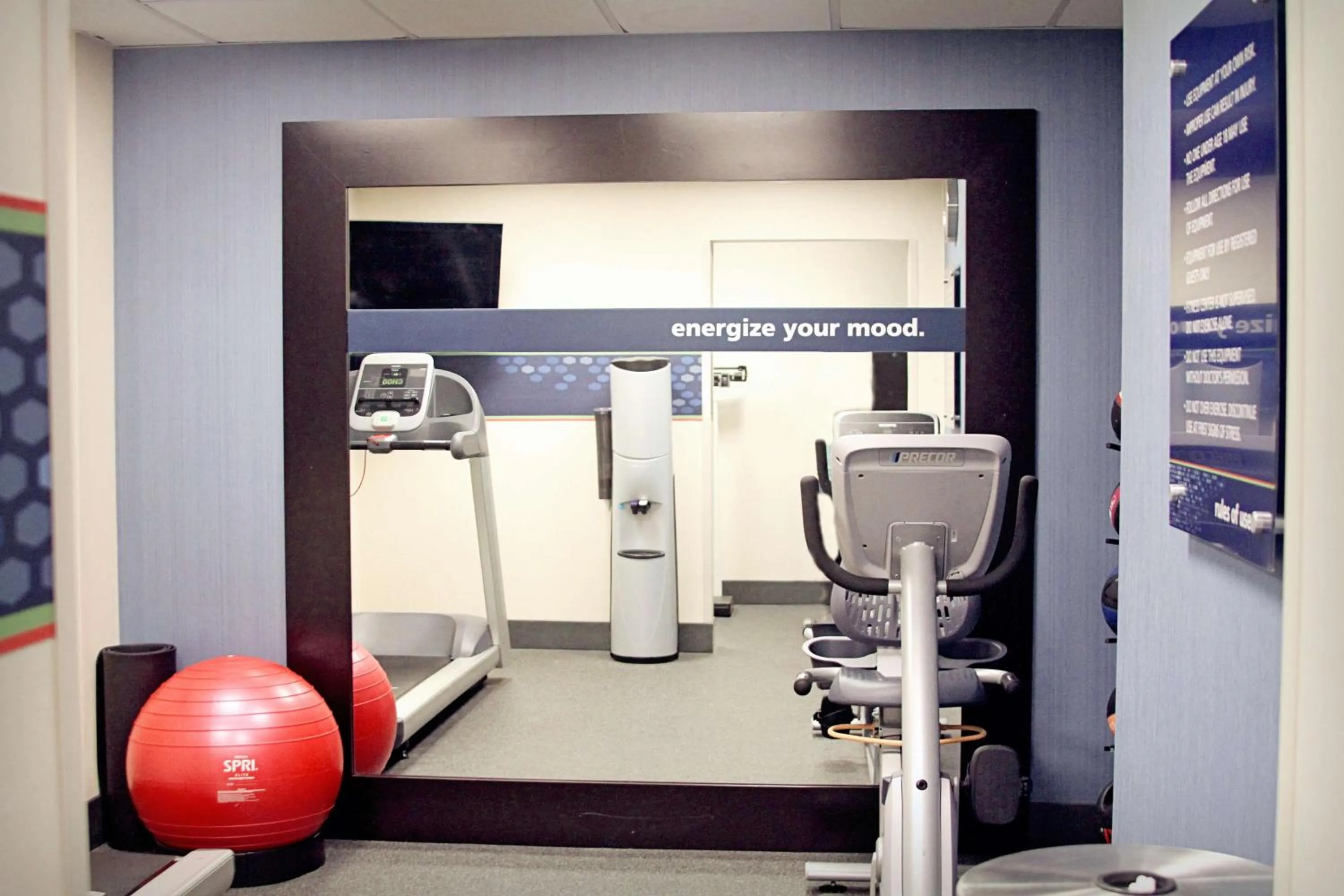 Fitness centre/facilities in Hampton Inn Tampa-Rocky Point