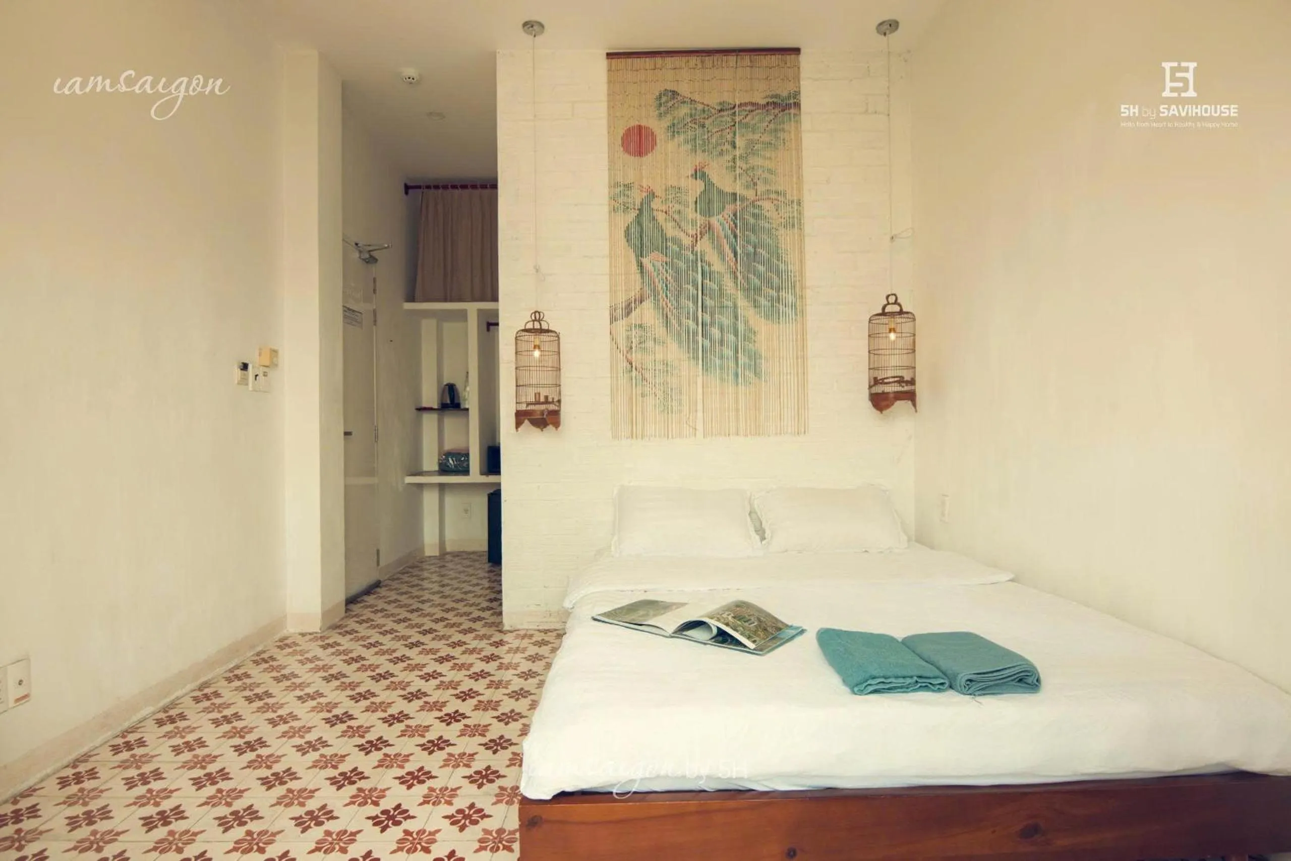 Bed in IAM SAIGON Homestay