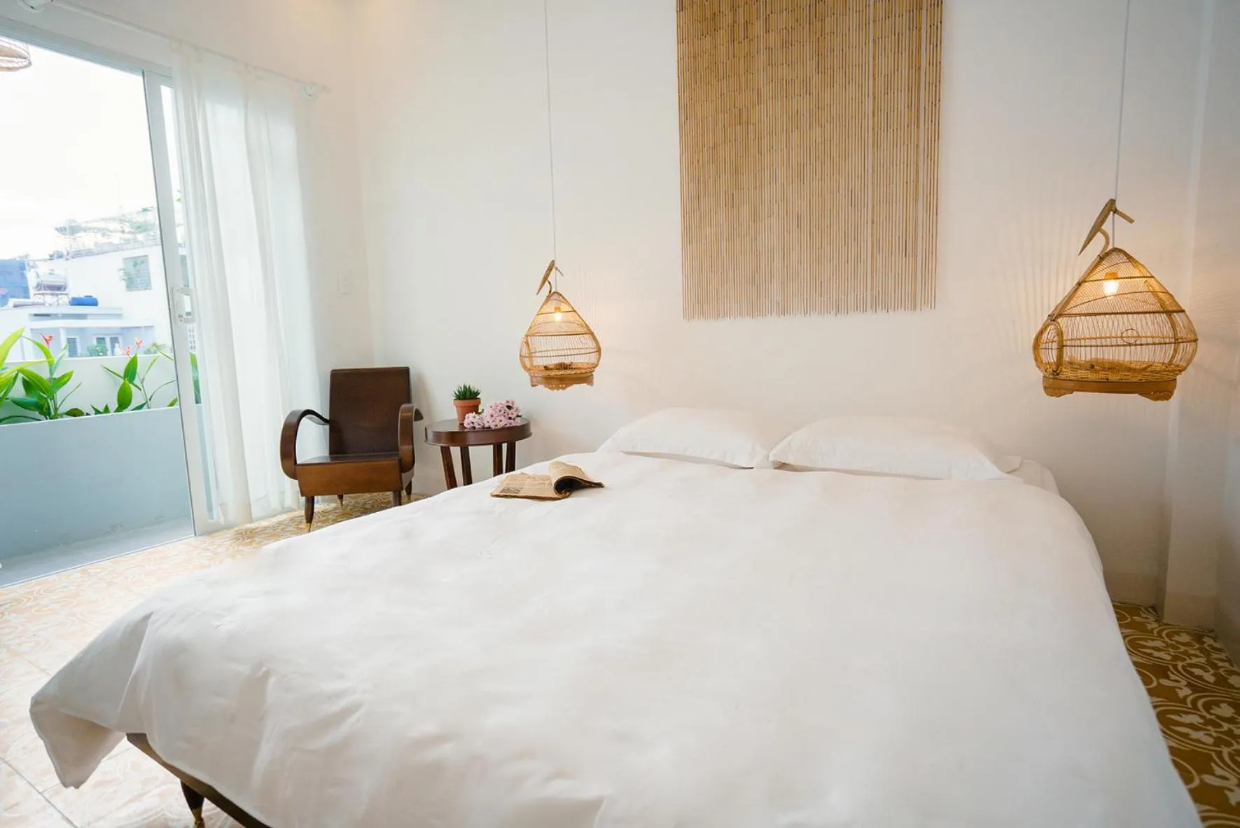 Bed in IAM SAIGON Homestay