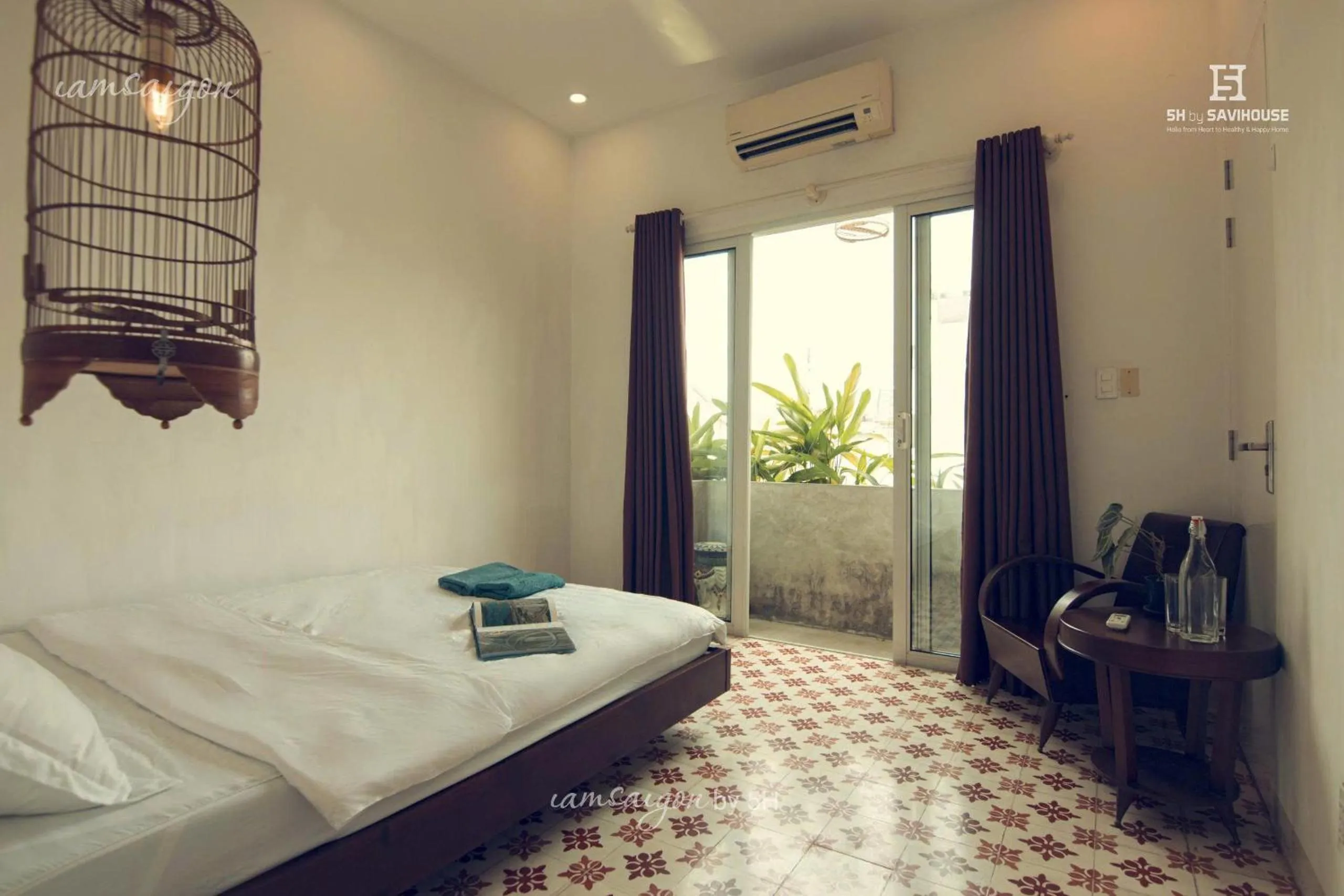 Bed in IAM SAIGON Homestay