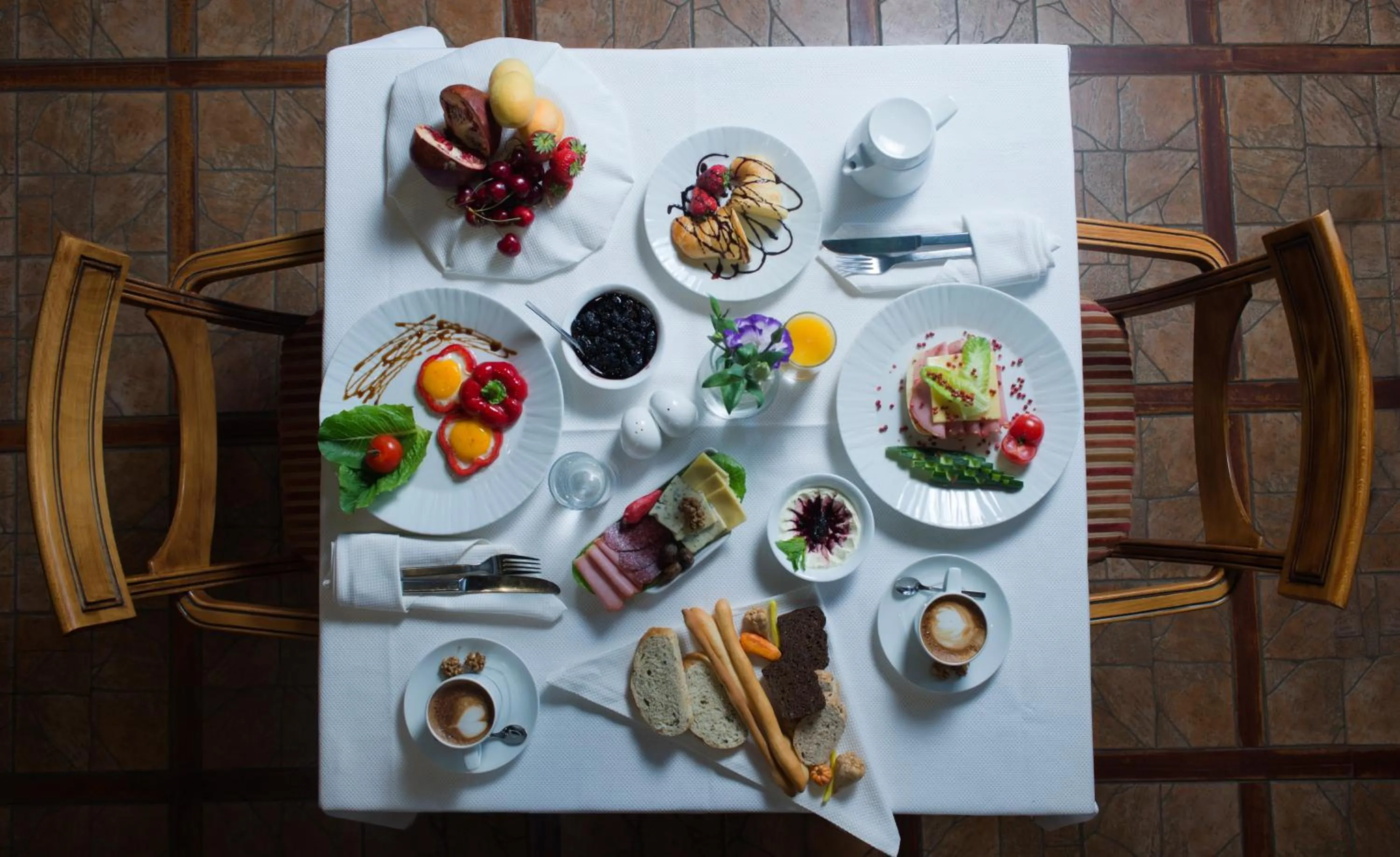 Continental breakfast in Nane Hotel