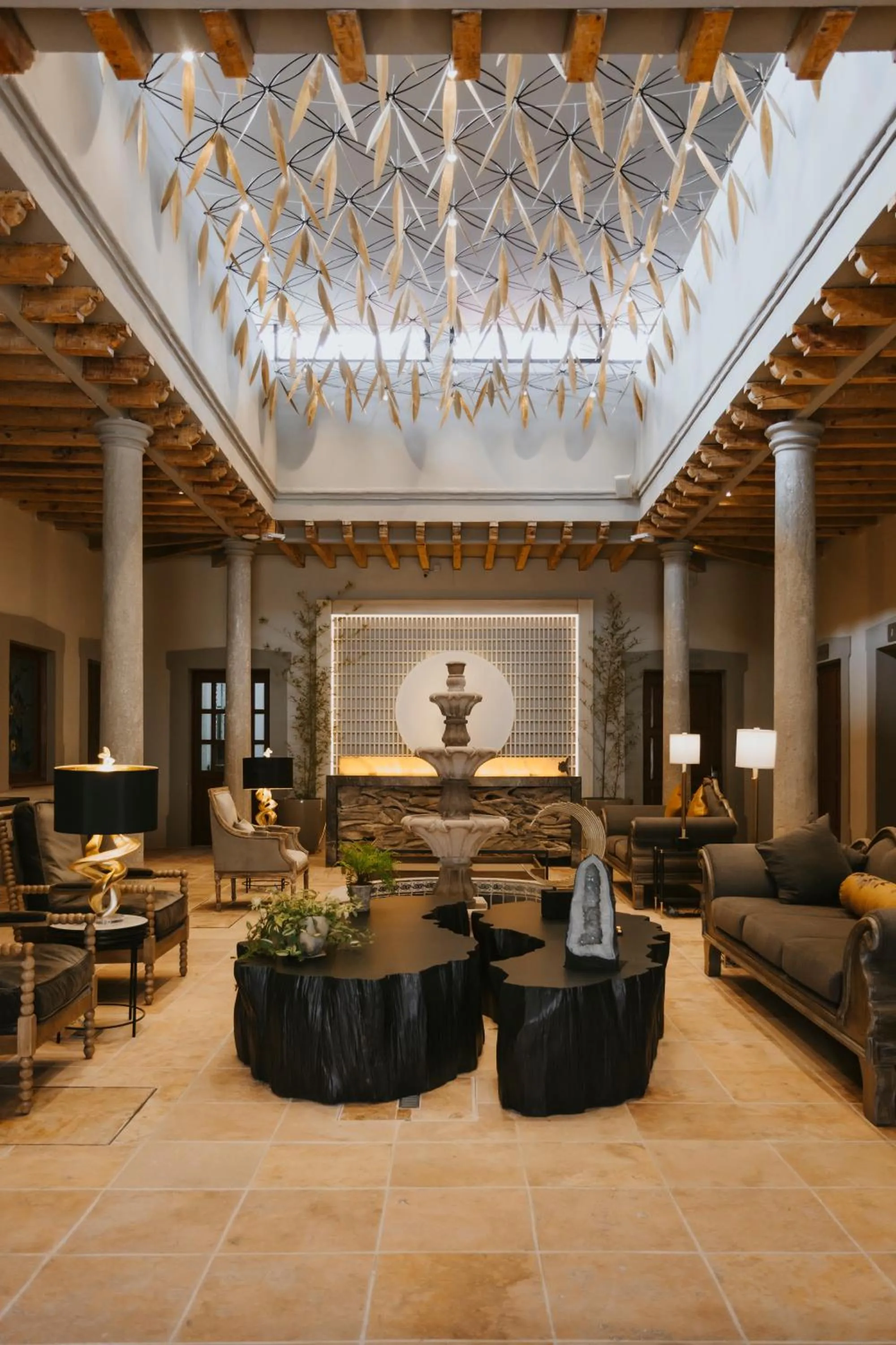 Lobby or reception in Dos Patios Querétaro Curamoria Collection