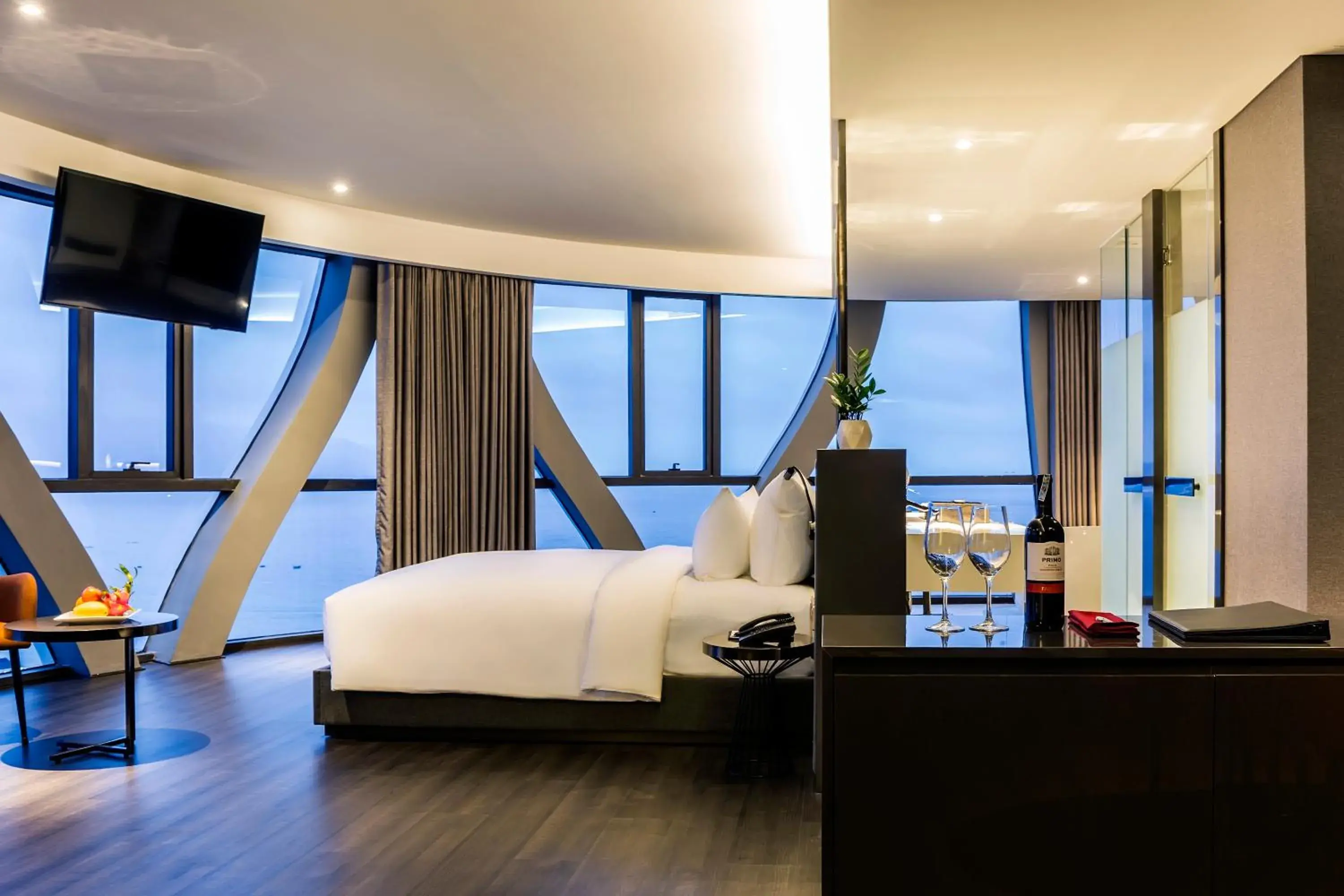 Communal lounge/ TV room, Bed in Stella Maris Beach Danang Communal lounge/ TV room, Bed in Stella Maris Beach Danang