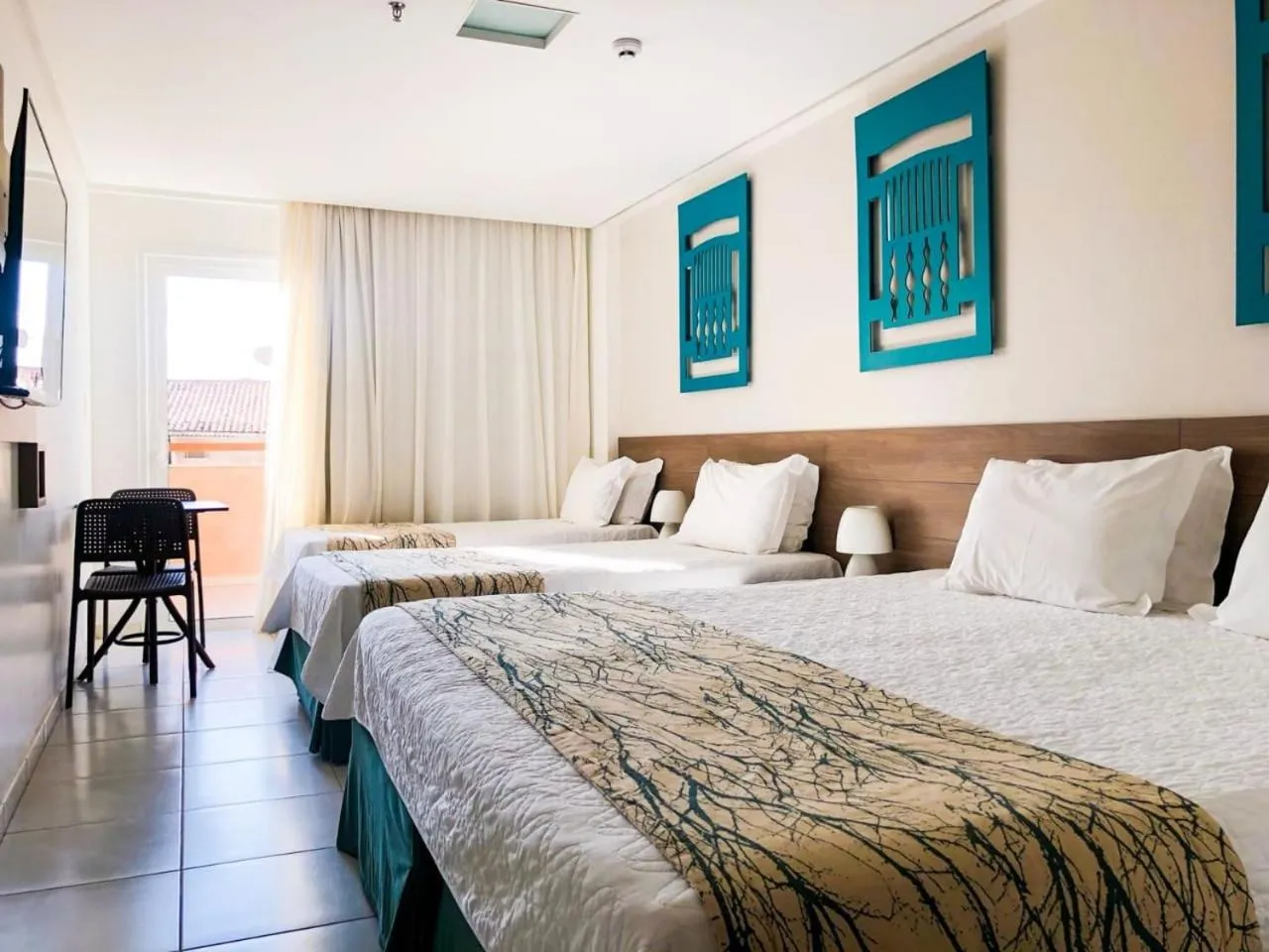 Bed in Hotel Ponta Verde Praia do Francês