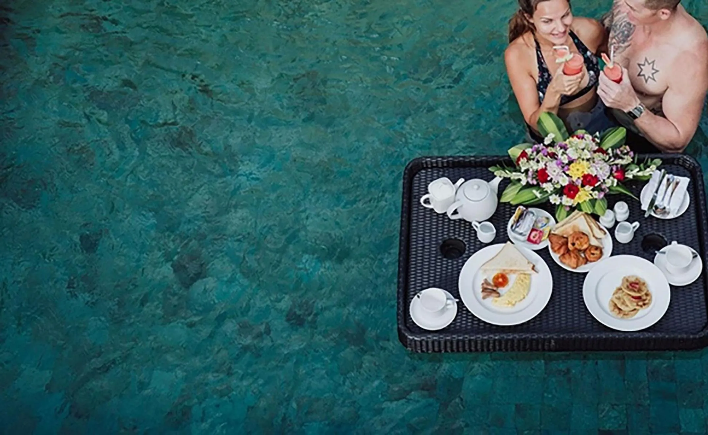 Swimming pool in Prawiba Villa