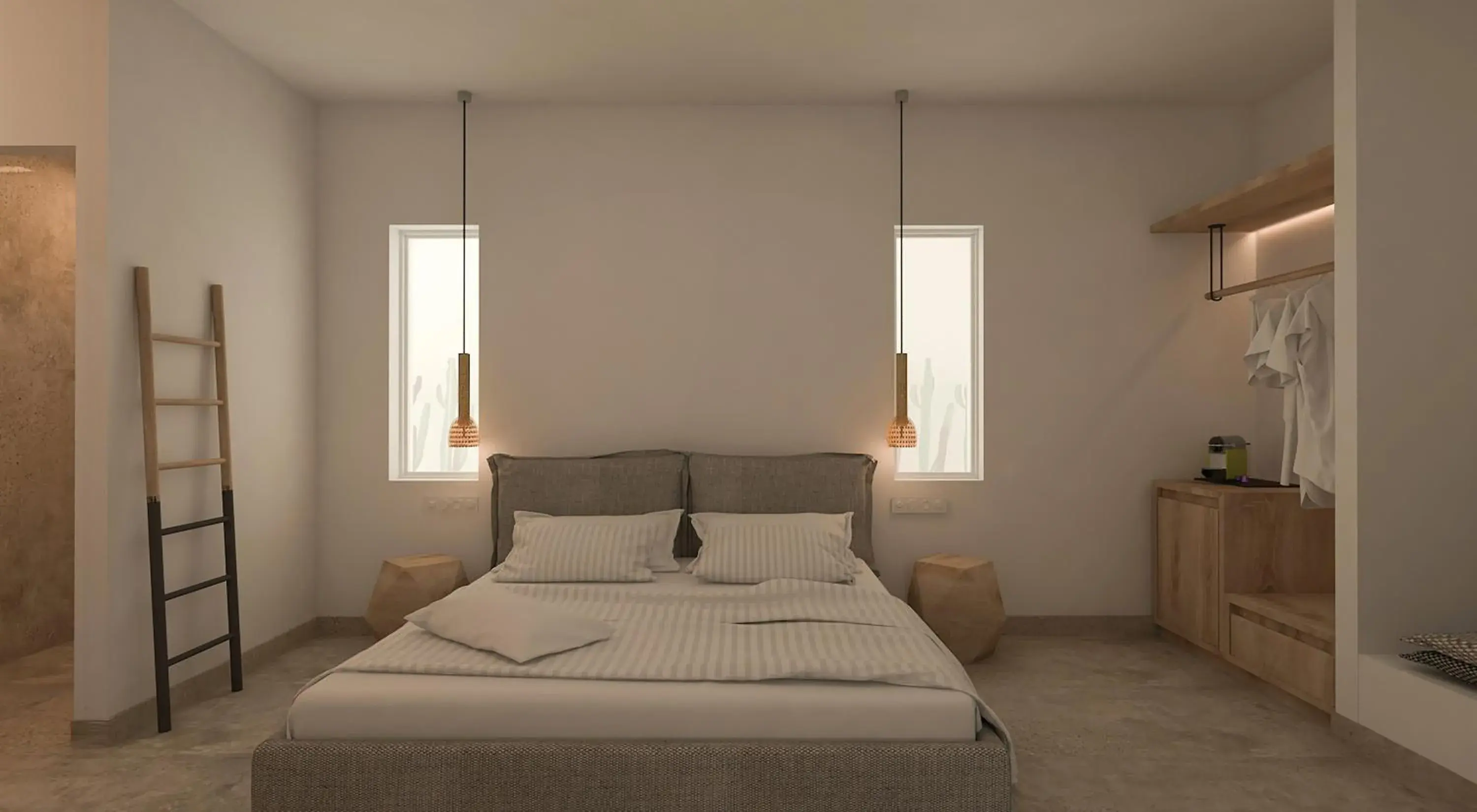 Standard Triple Room in Apiro Mykonos Standard Triple Room in Apiro Mykonos