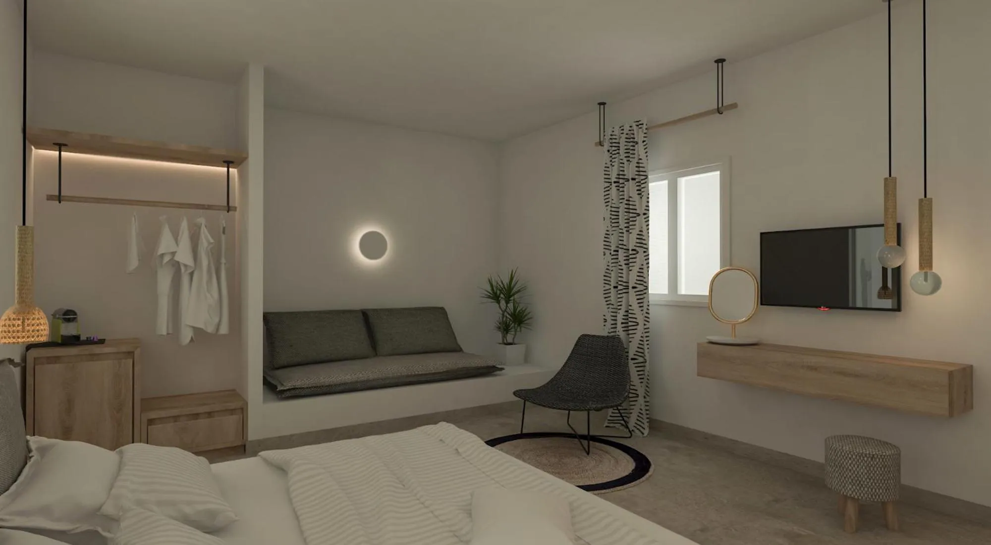 Bed in Apiro Mykonos