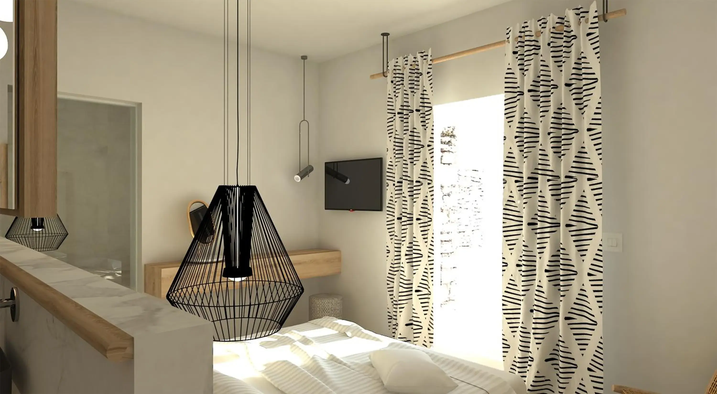 Superior Double Room with Indoor Hot tub and Sea View in Apiro Mykonos Superior Double Room with Indoor Hot tub and Sea View in Apiro Mykonos