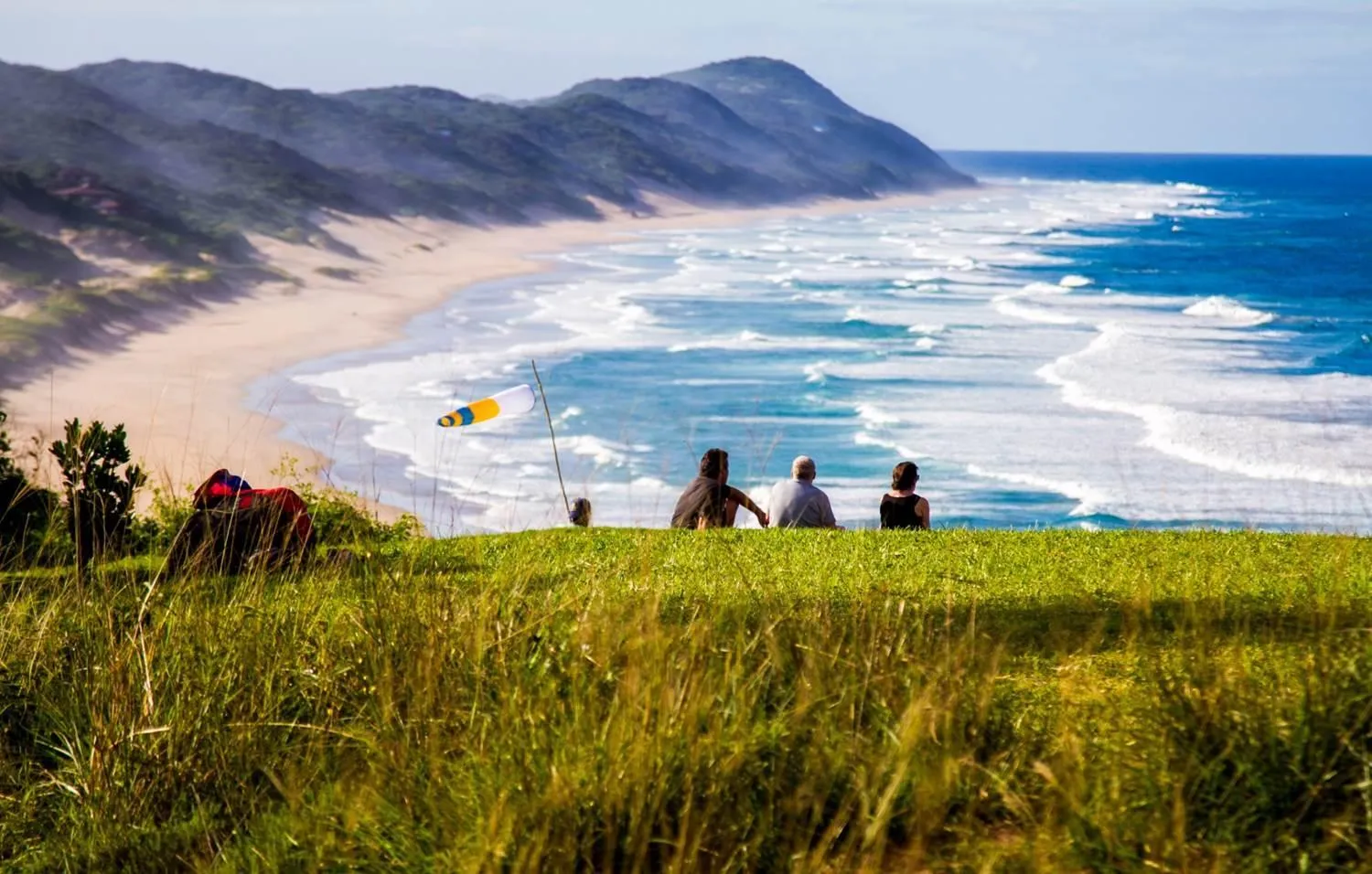 People in Sky Island Resort