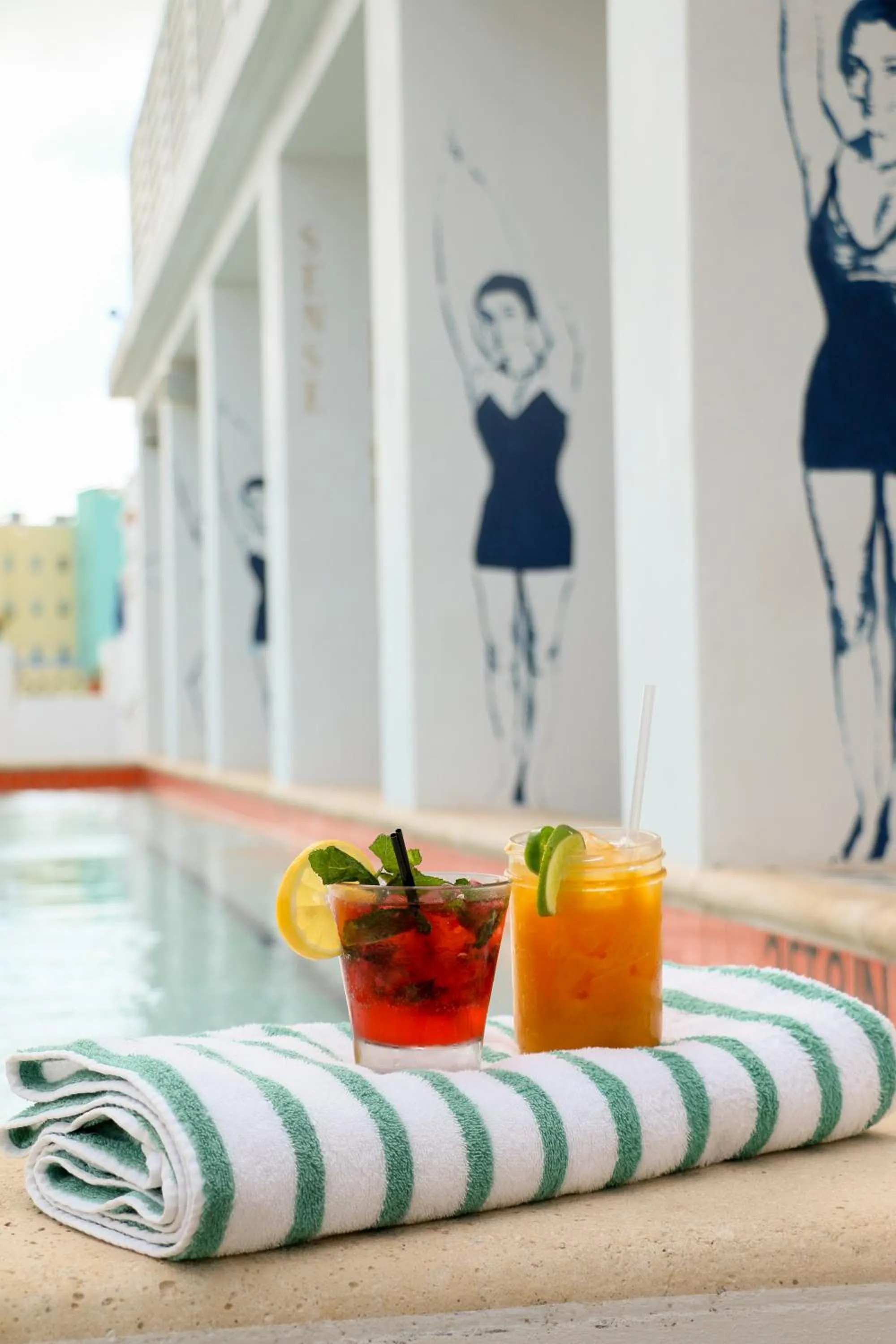 Pool view in The Local House