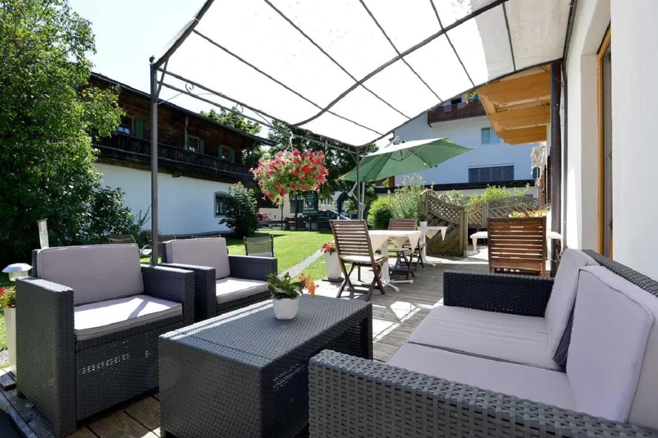 Balcony/Terrace in Landgasthof Dorfstadl