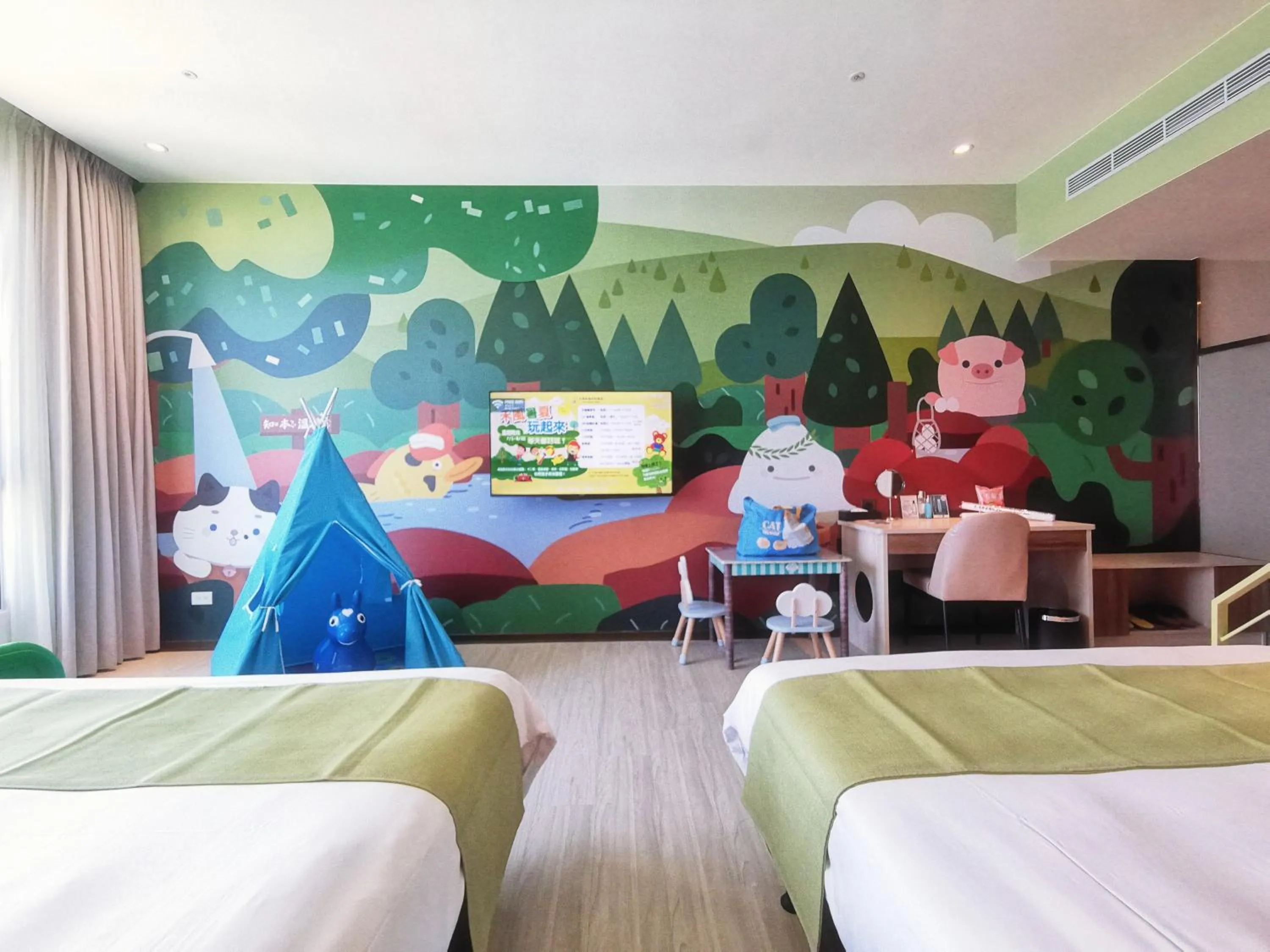 Photo of the whole room, Bed in Rice Resort Hotel