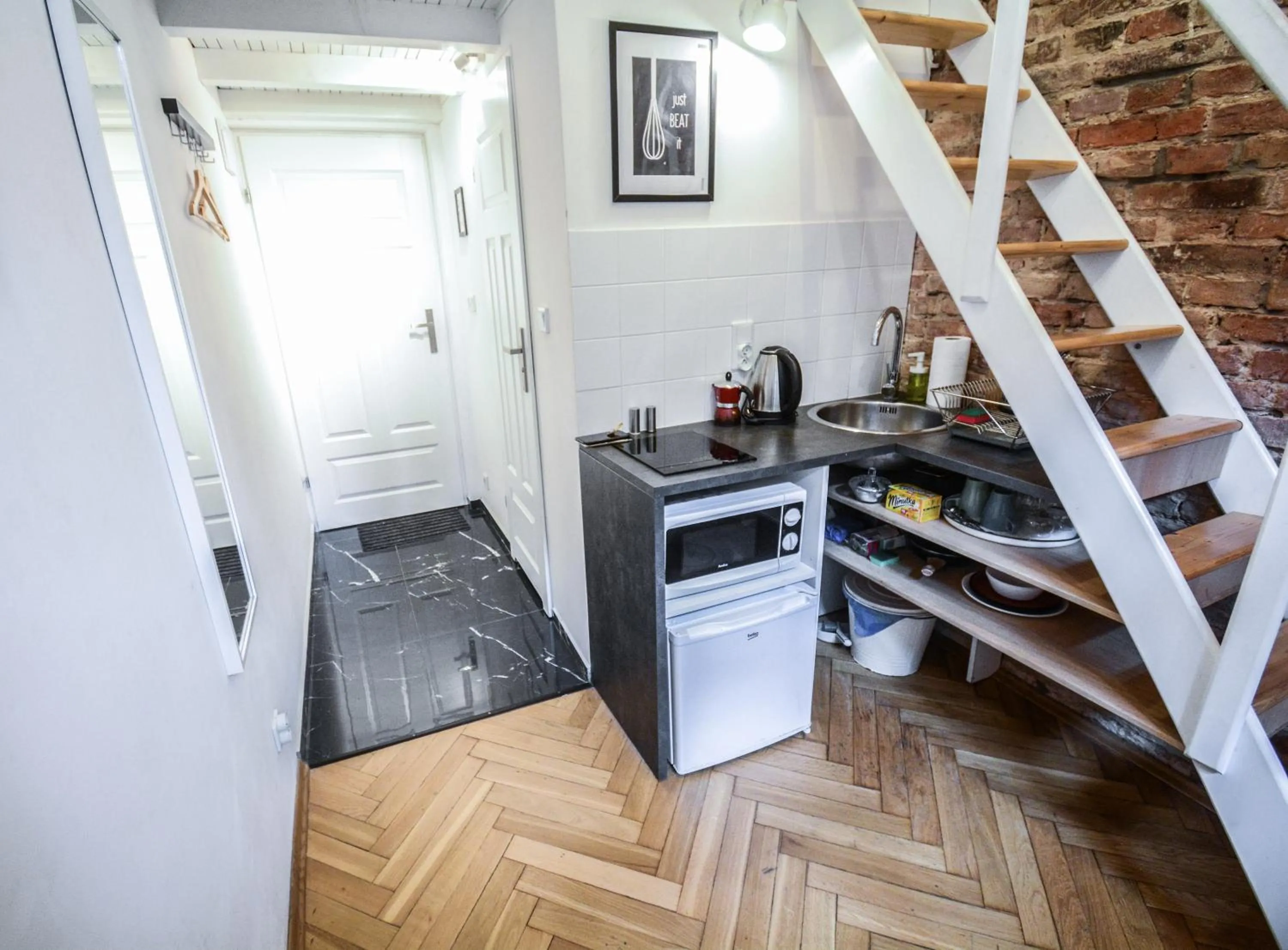 Kitchen or kitchenette in LION apartments