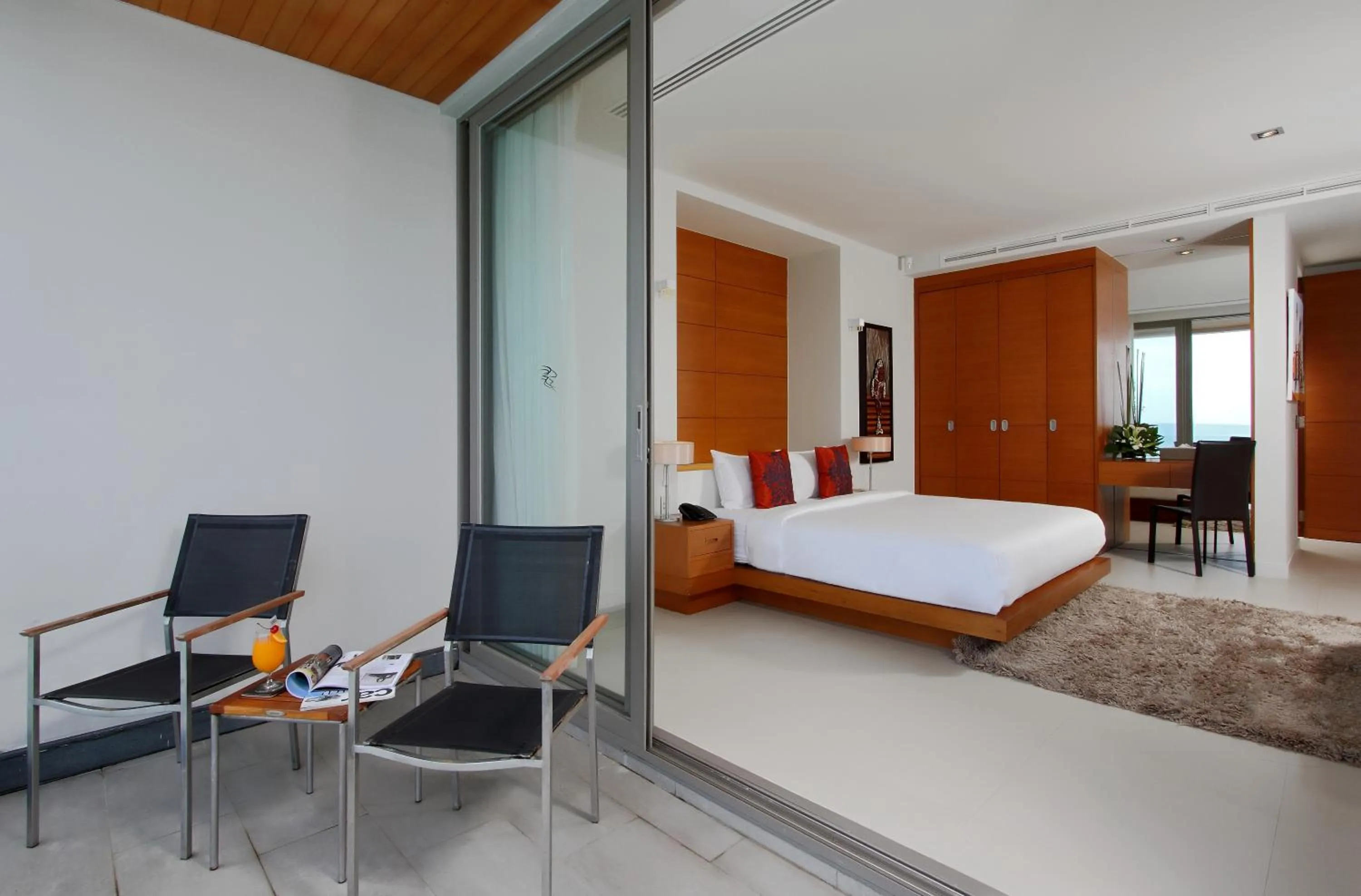 Bed in Cape Sienna Phuket Gourmet Hotel & Villas - SHA Extra Plus