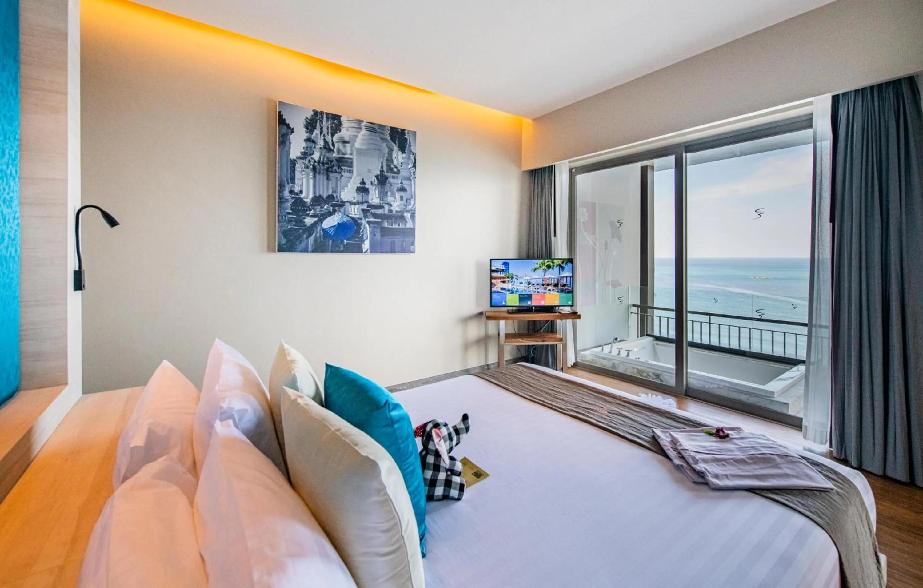 Bedroom, Bed in Cape Sienna Phuket Gourmet Hotel & Villas - SHA Extra Plus