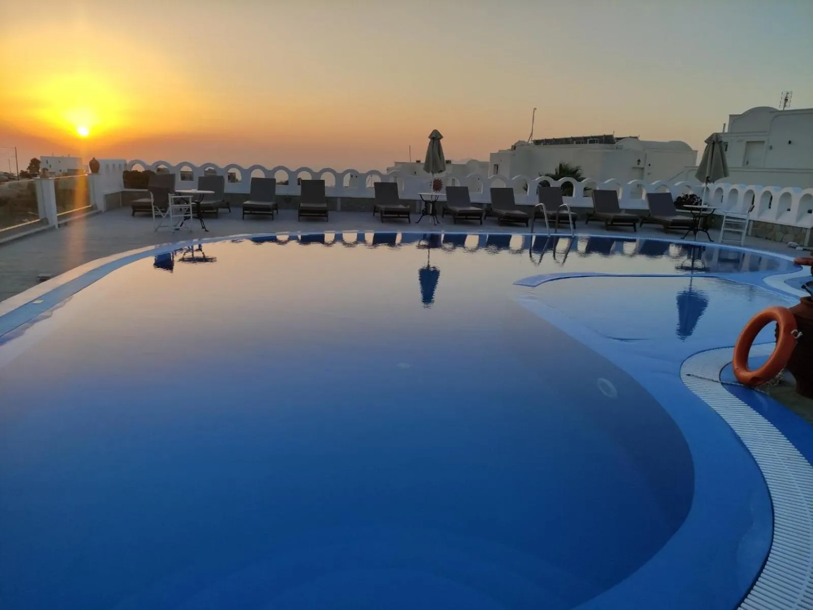 Pool view in Agapi Villas