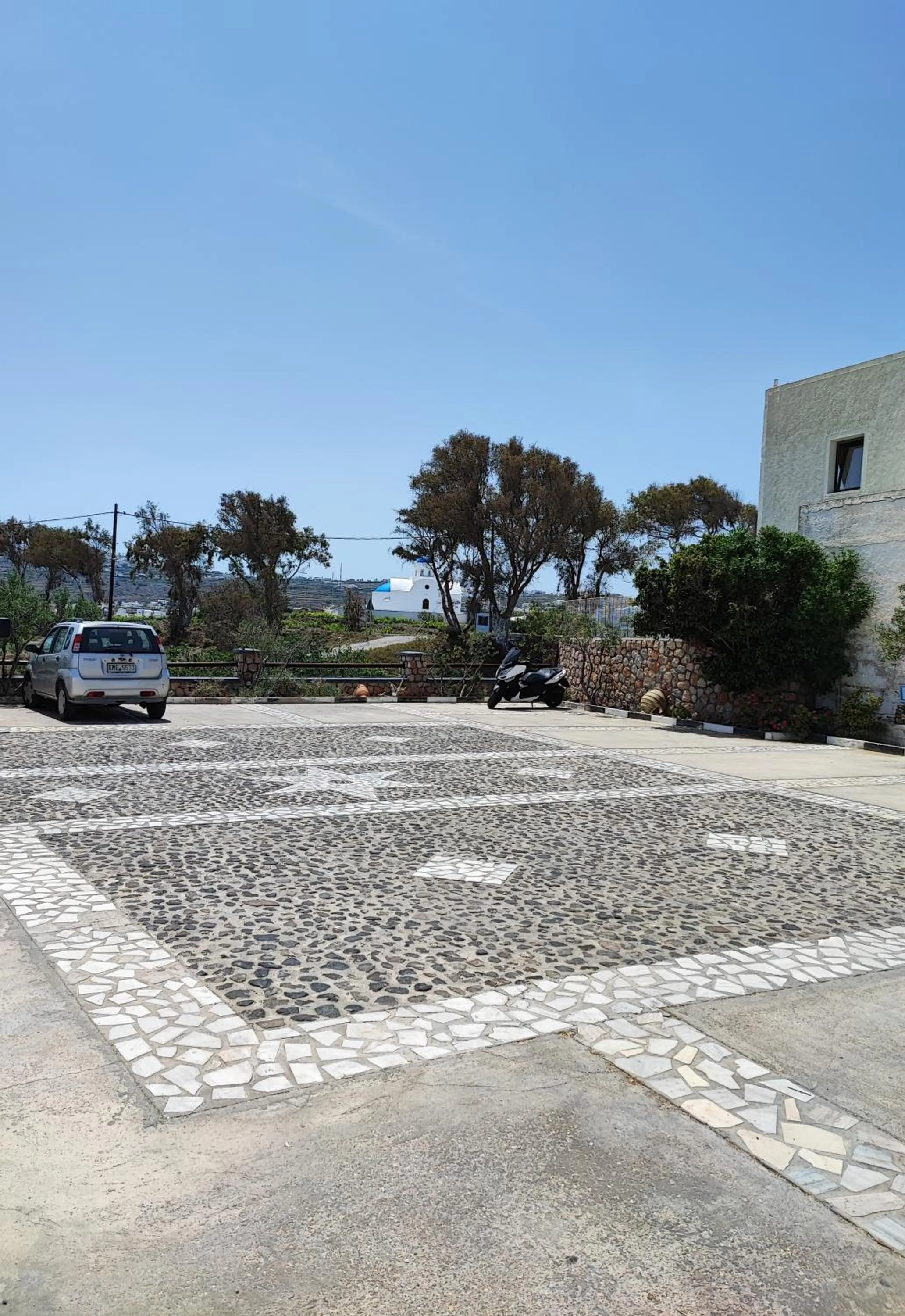 Parking in Agapi Villas