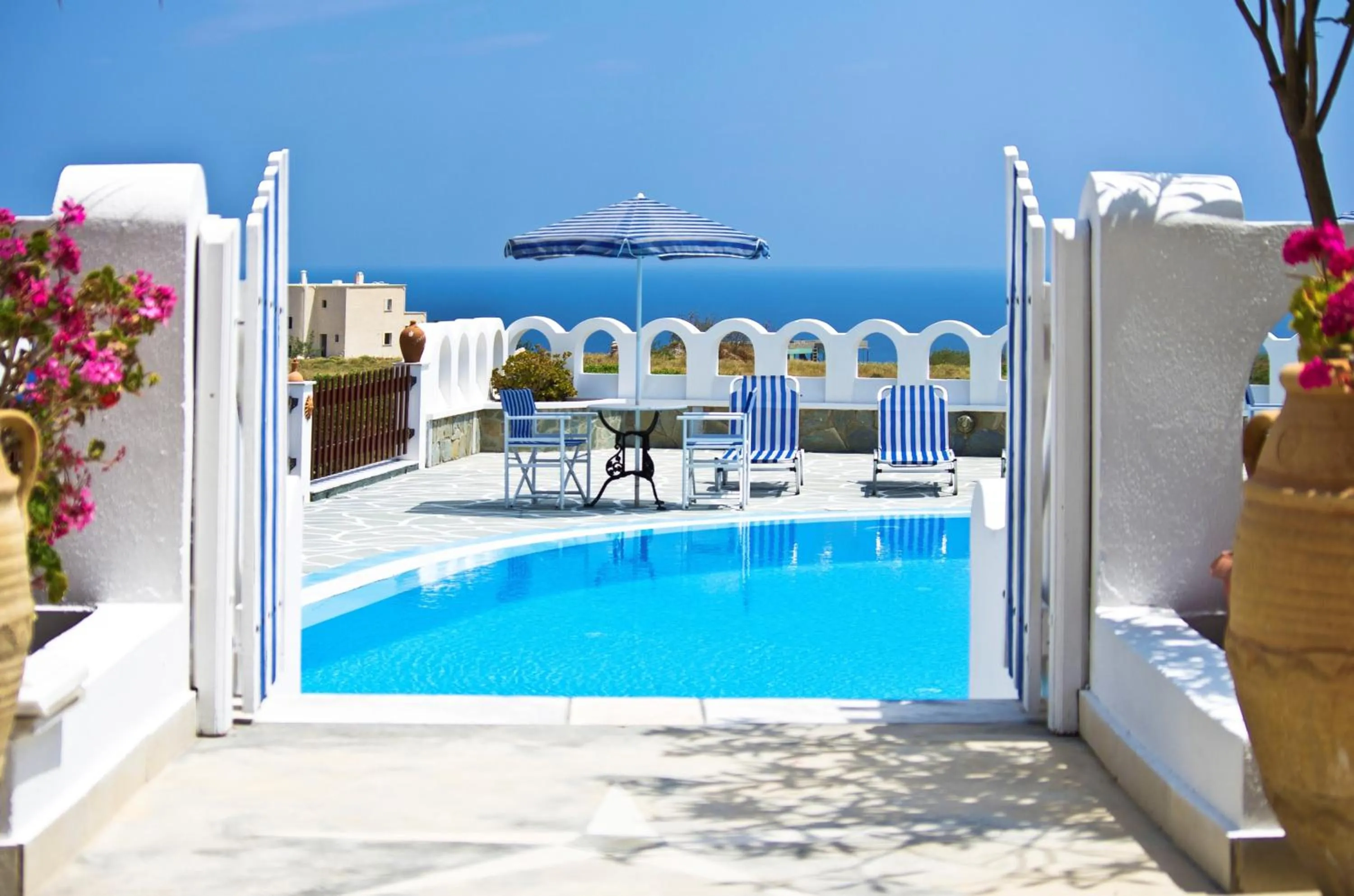 Swimming pool in Agapi Villas