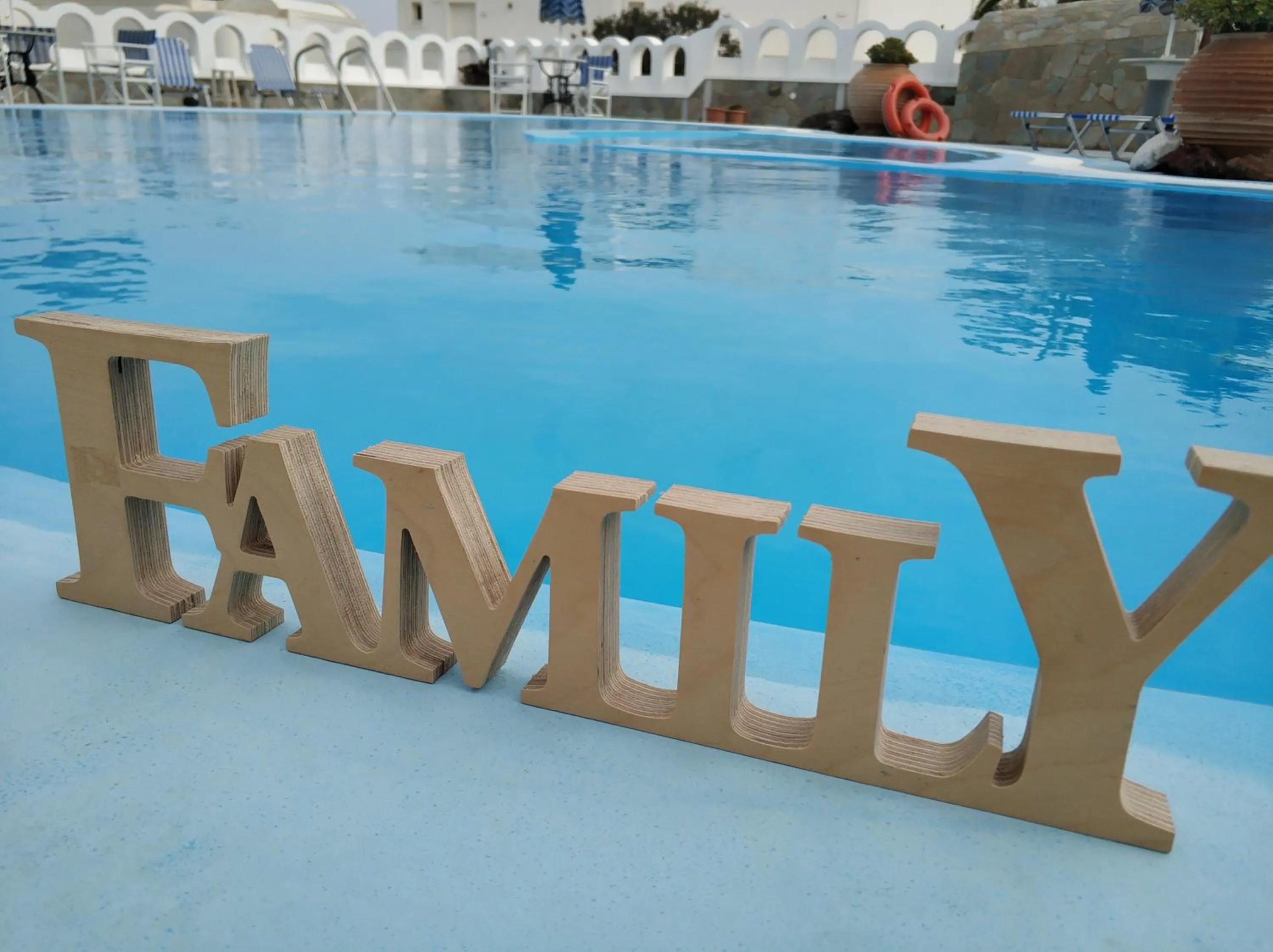 Swimming pool in Agapi Villas