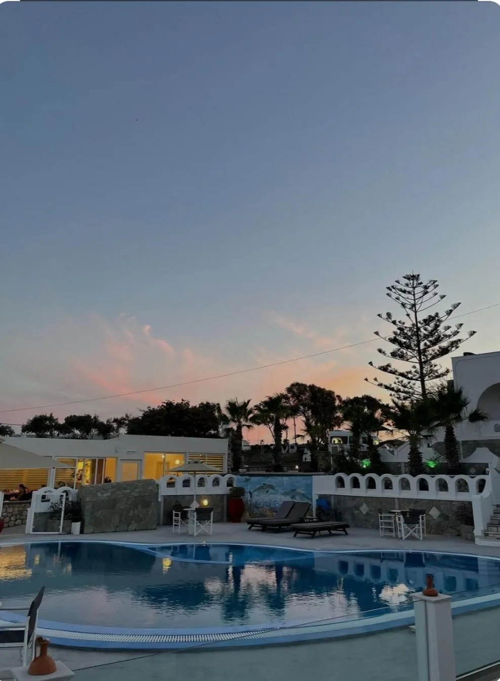Swimming pool in Agapi Villas