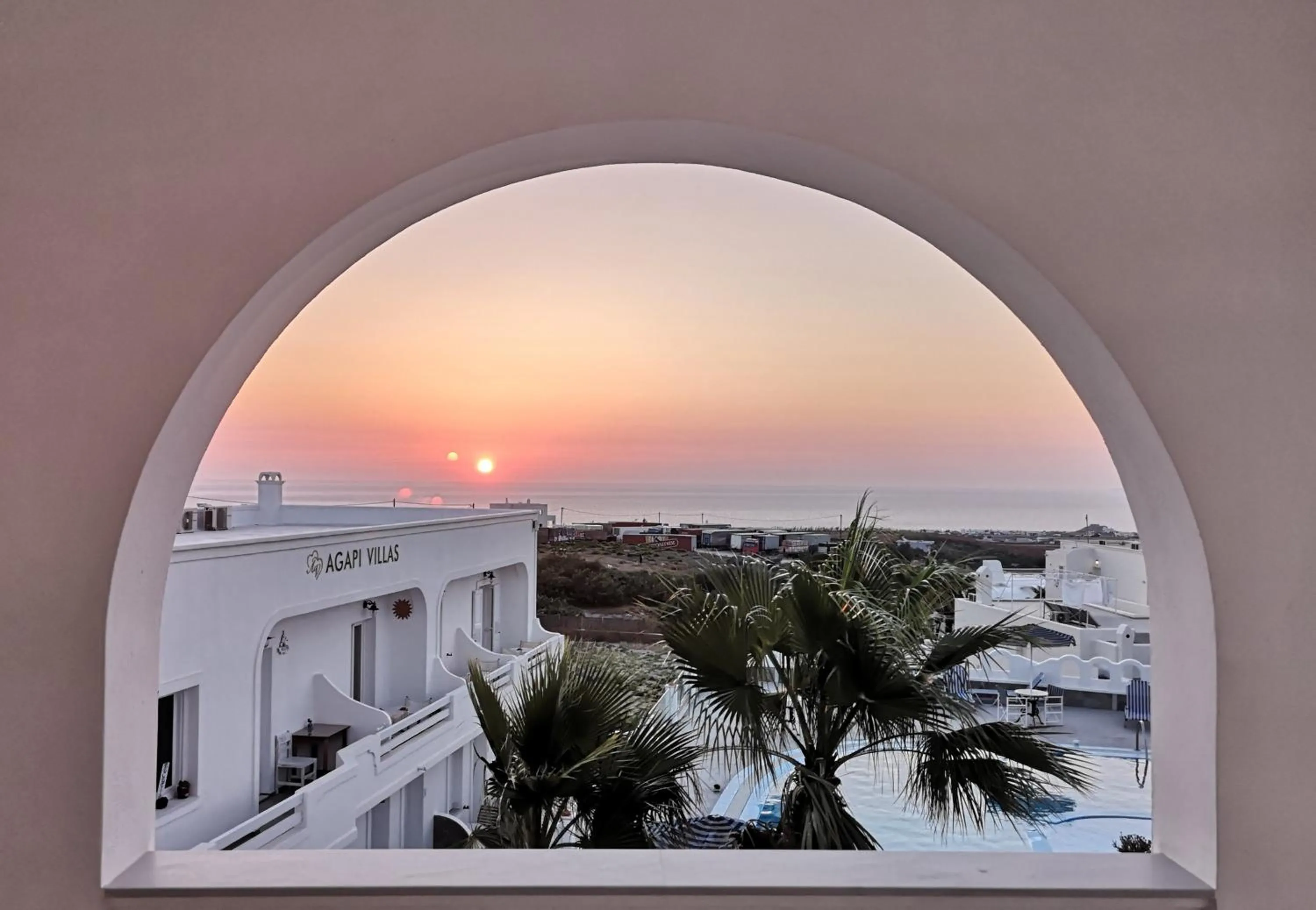 Sunrise in Agapi Villas