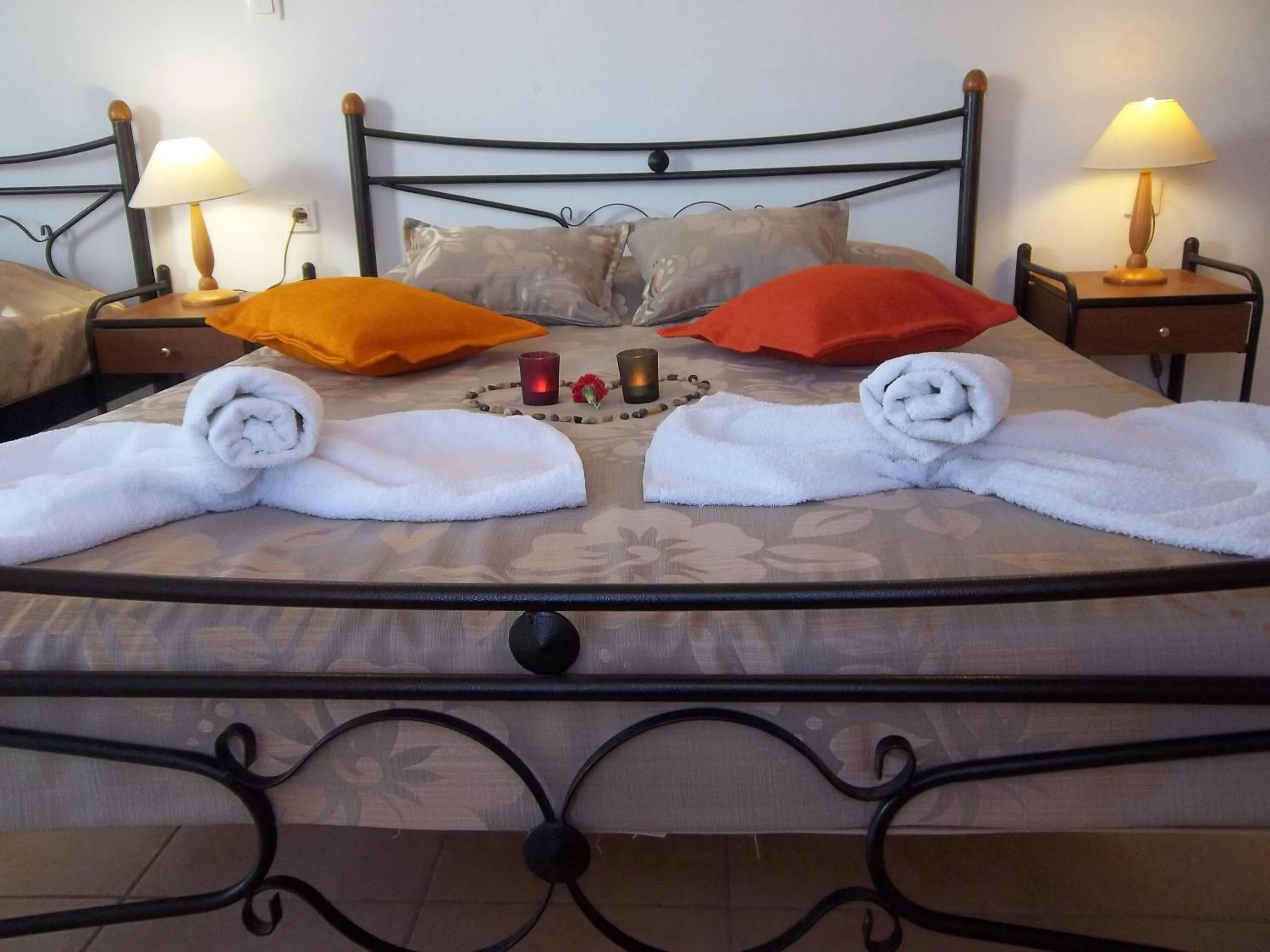 Bedroom, Bed in Agapi Villas