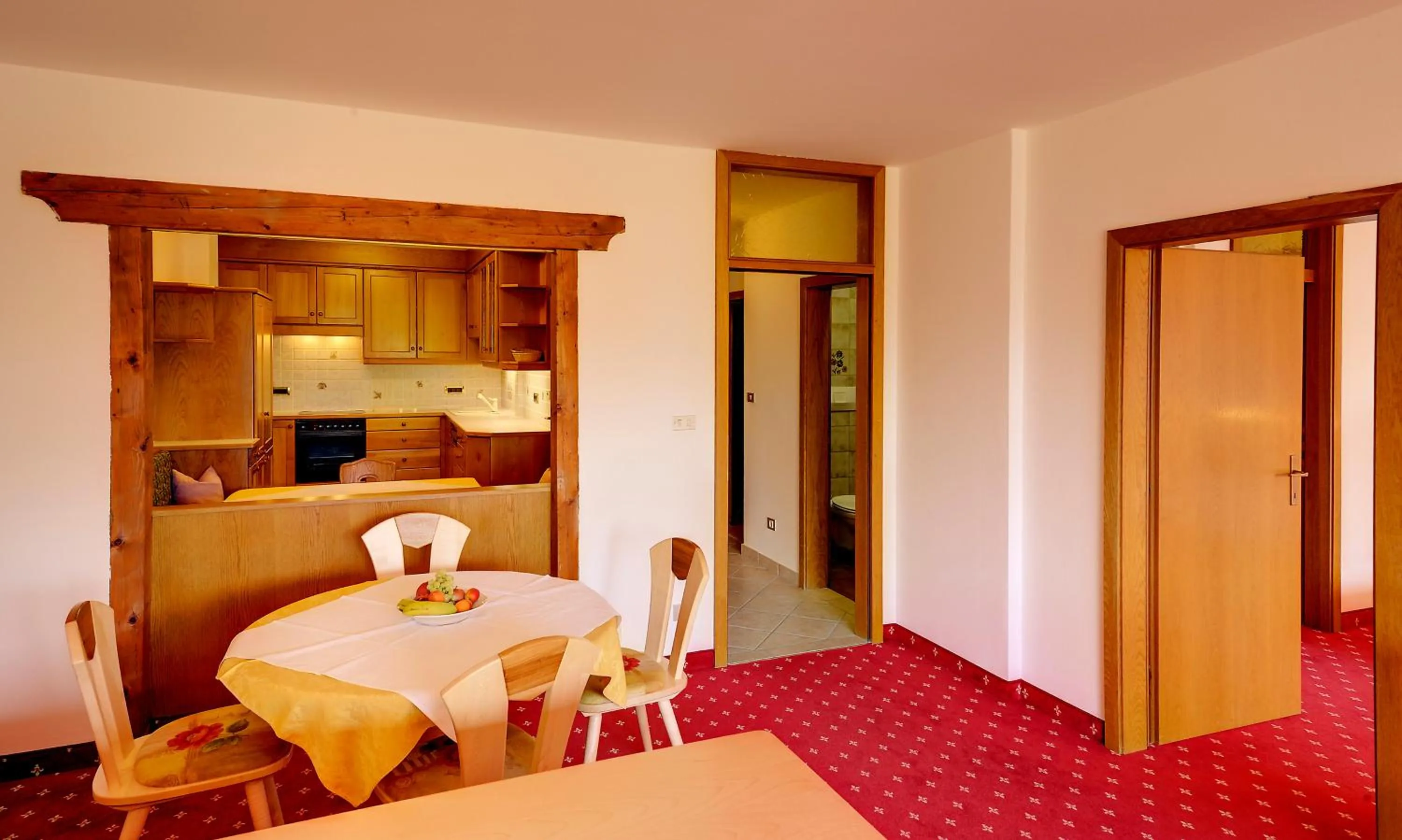 Kitchen or kitchenette in Hotel Appartement Inge