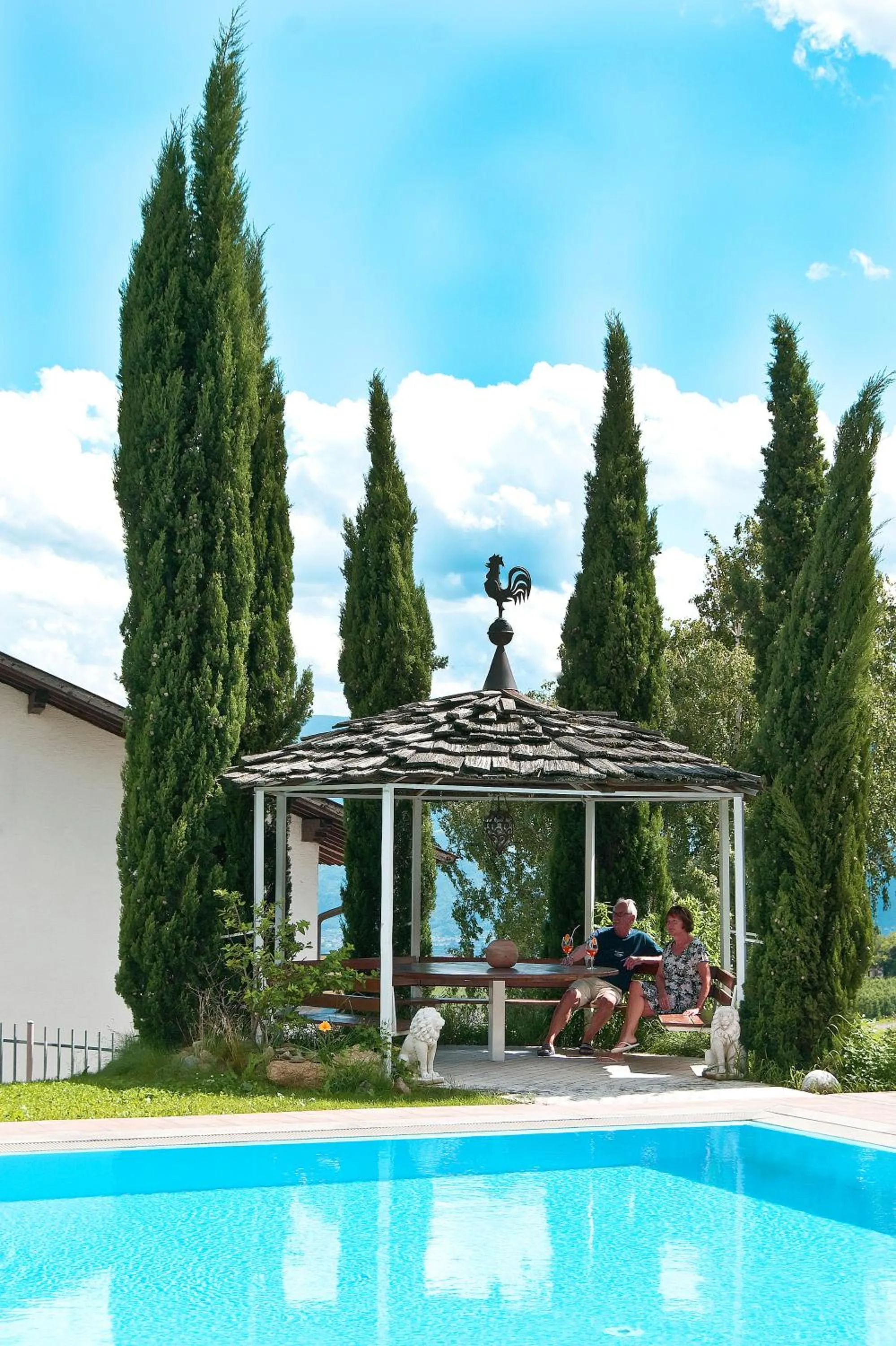Garden in Hotel Appartement Inge