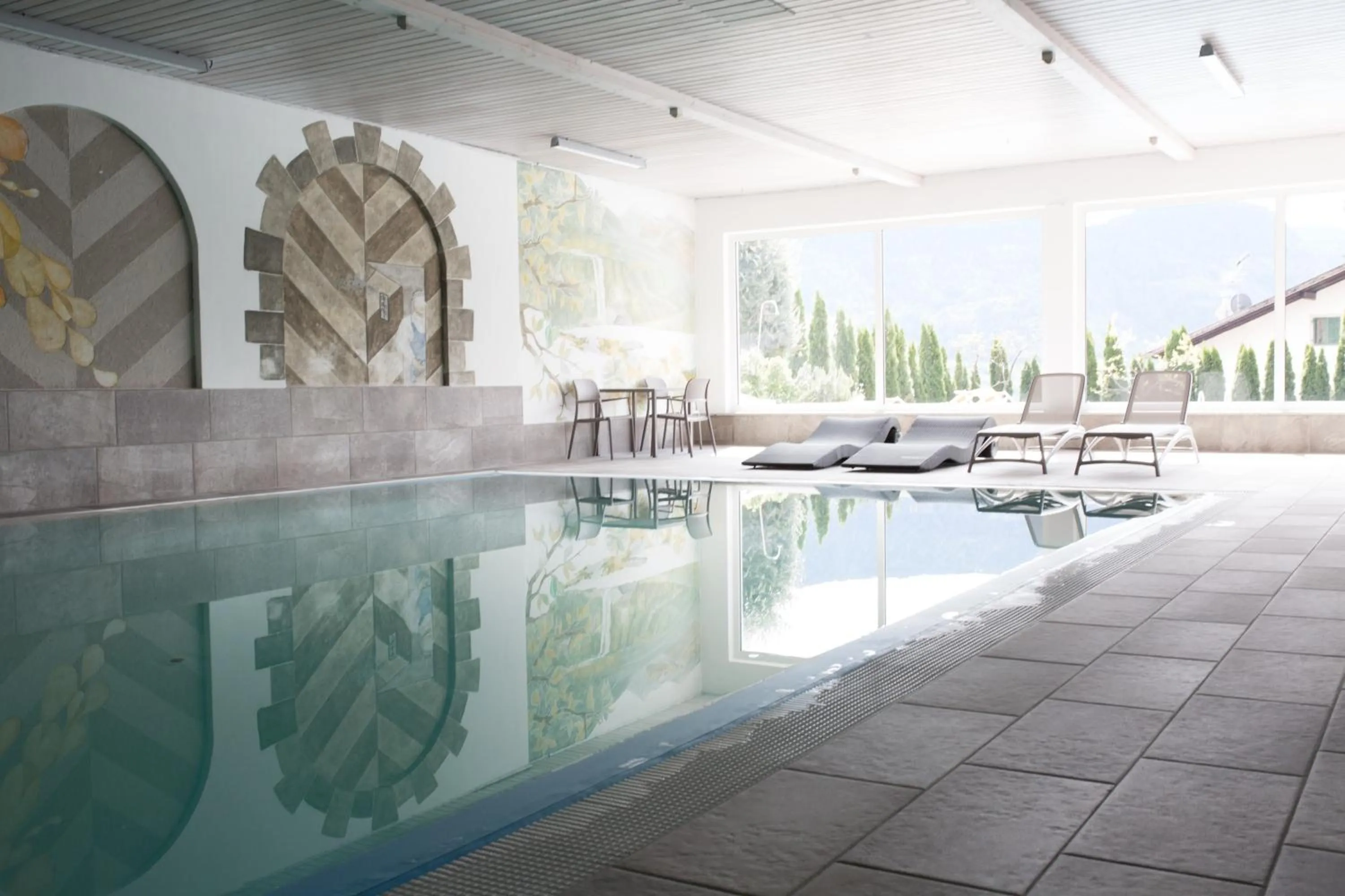 Swimming pool in Hotel Appartement Inge