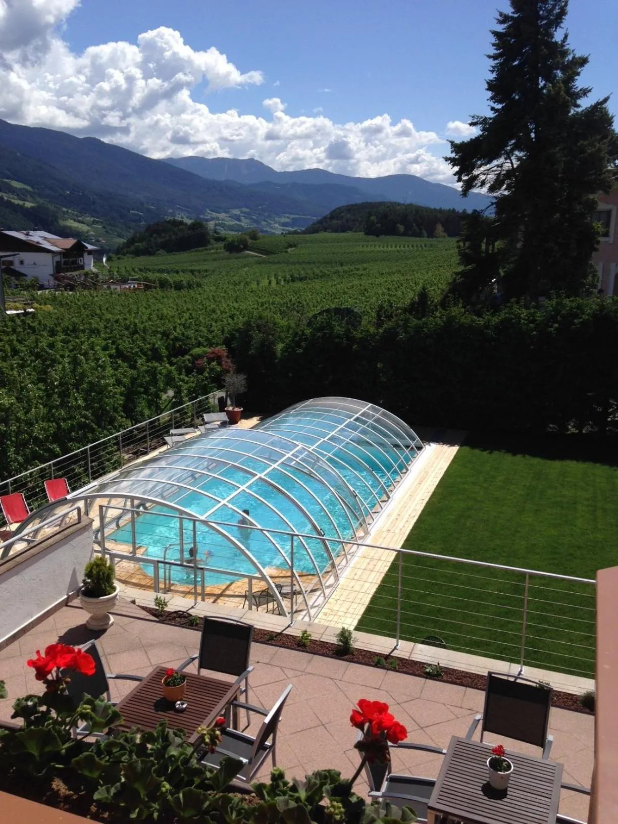 Open Air Bath in Hotel Ploseblick