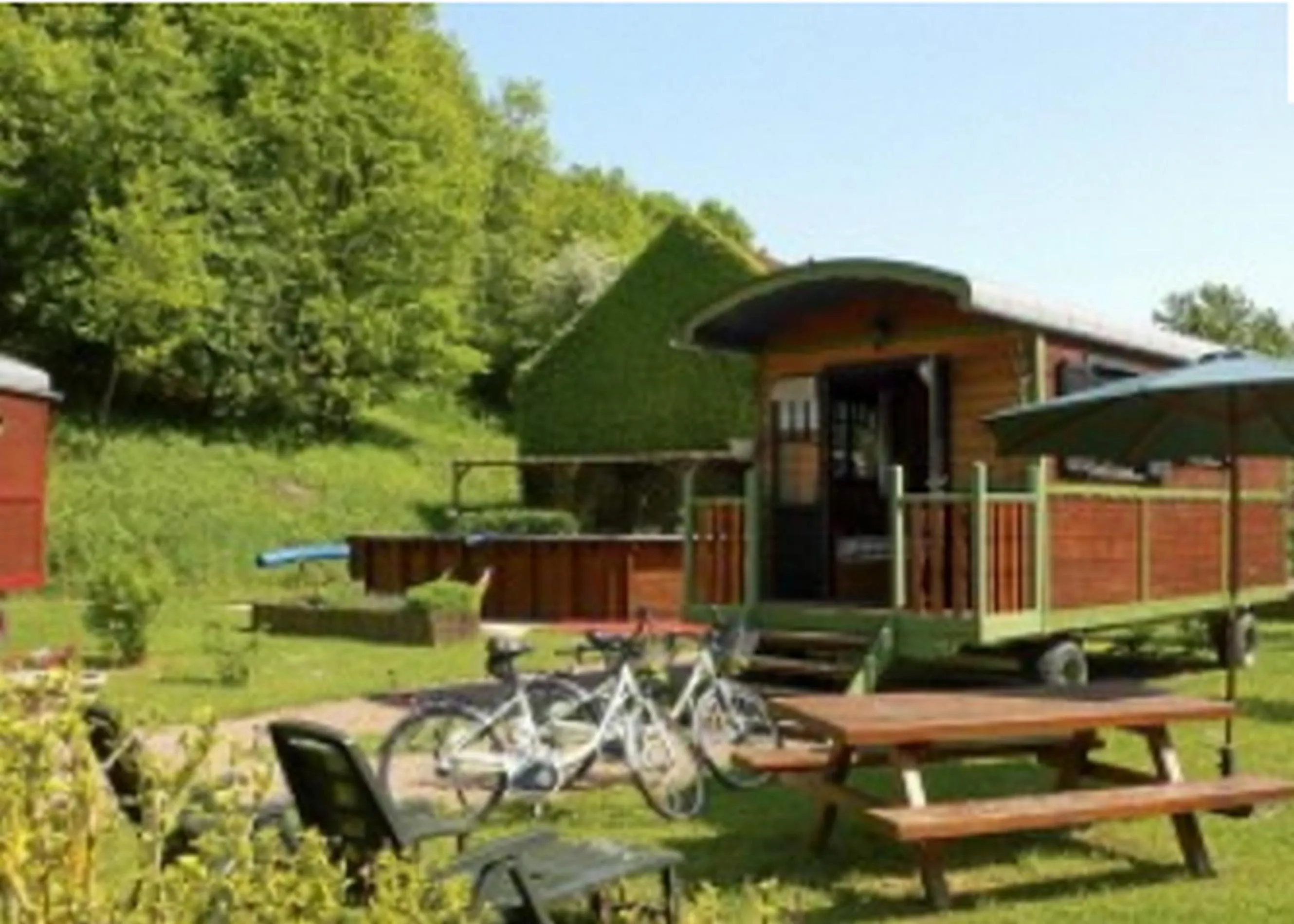 Garden in Les Roulottes de Maufront