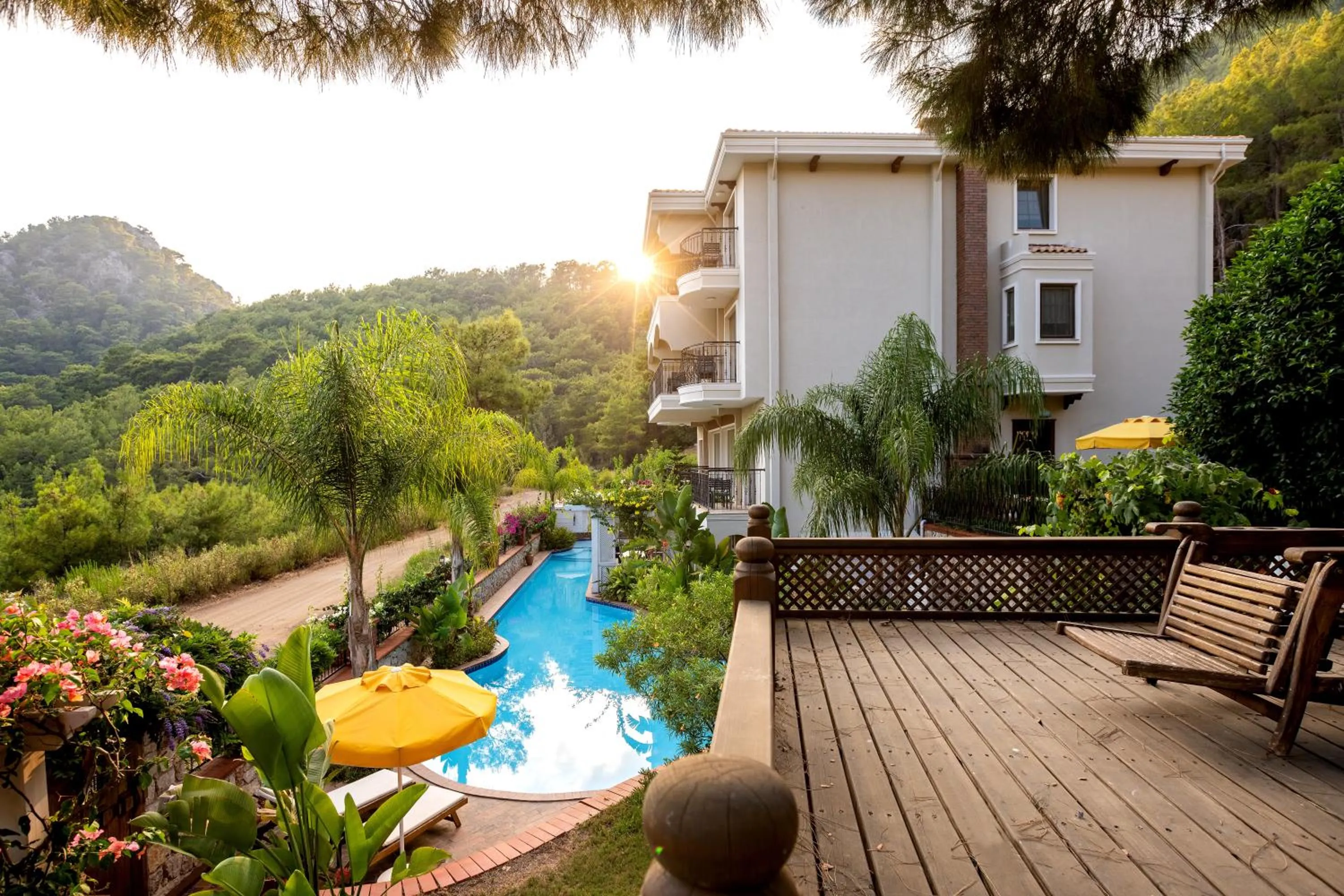 Garden in Esperanza Boutique Hotel of Lykia