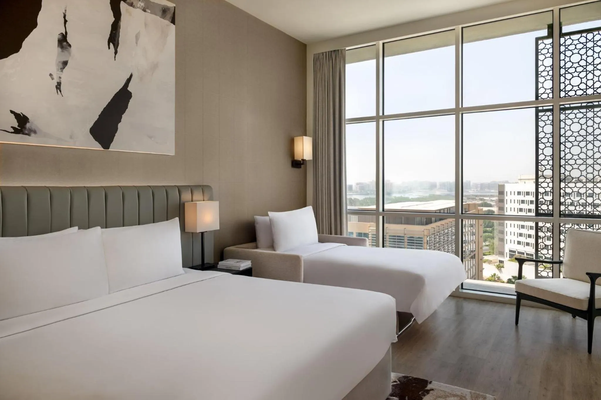 Bedroom, Bed in Yas Plaza Marina by IHG