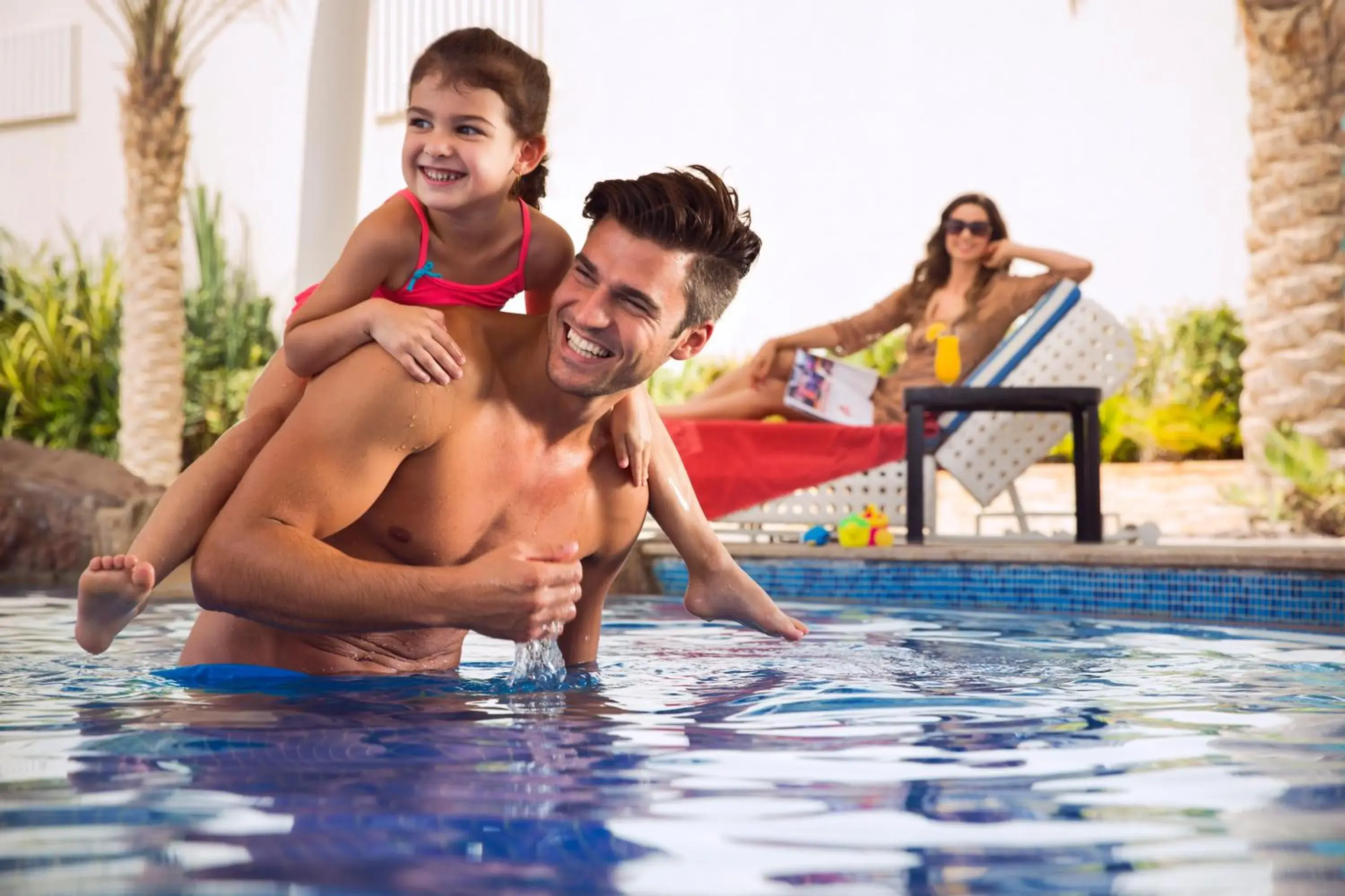 Swimming pool in Yas Island Rotana Abu Dhabi Swimming pool in Yas Island Rotana Abu Dhabi